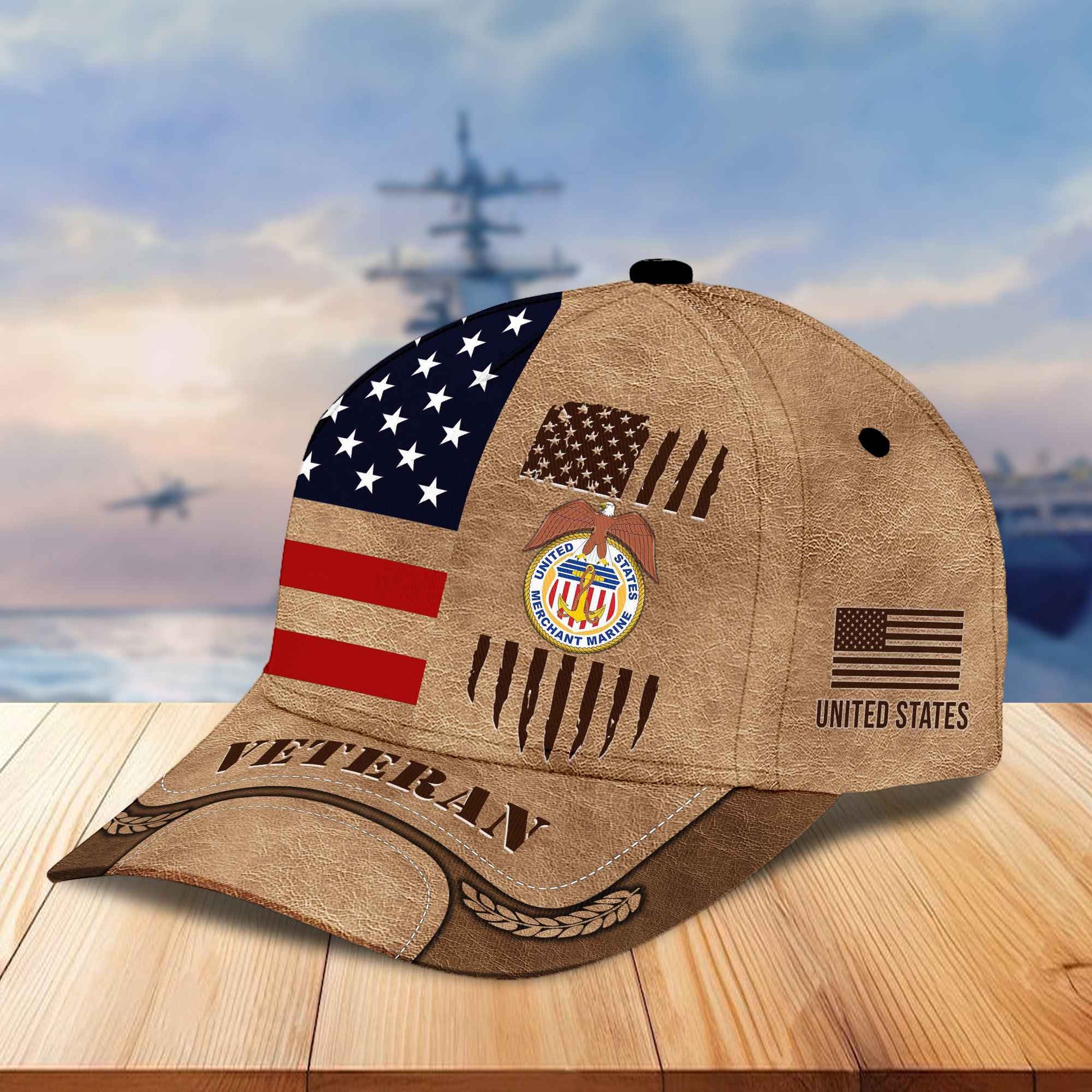 Premium US Merchant Marine Veteran Cap BPVC211012