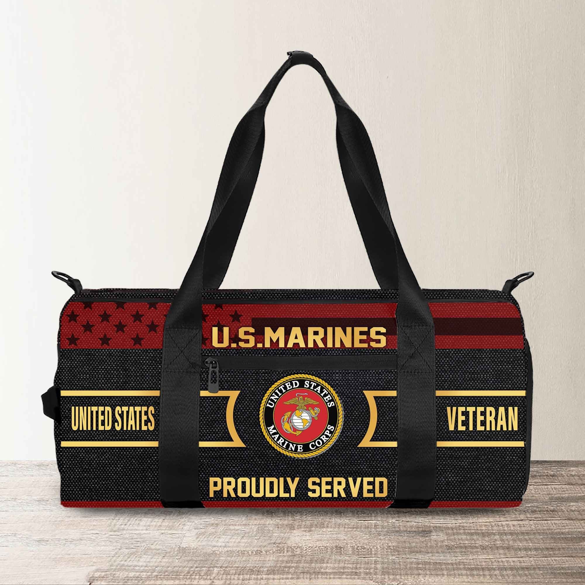 Premium US Veterans Travel Bag, Gifts For Veterans Day BPVC101011