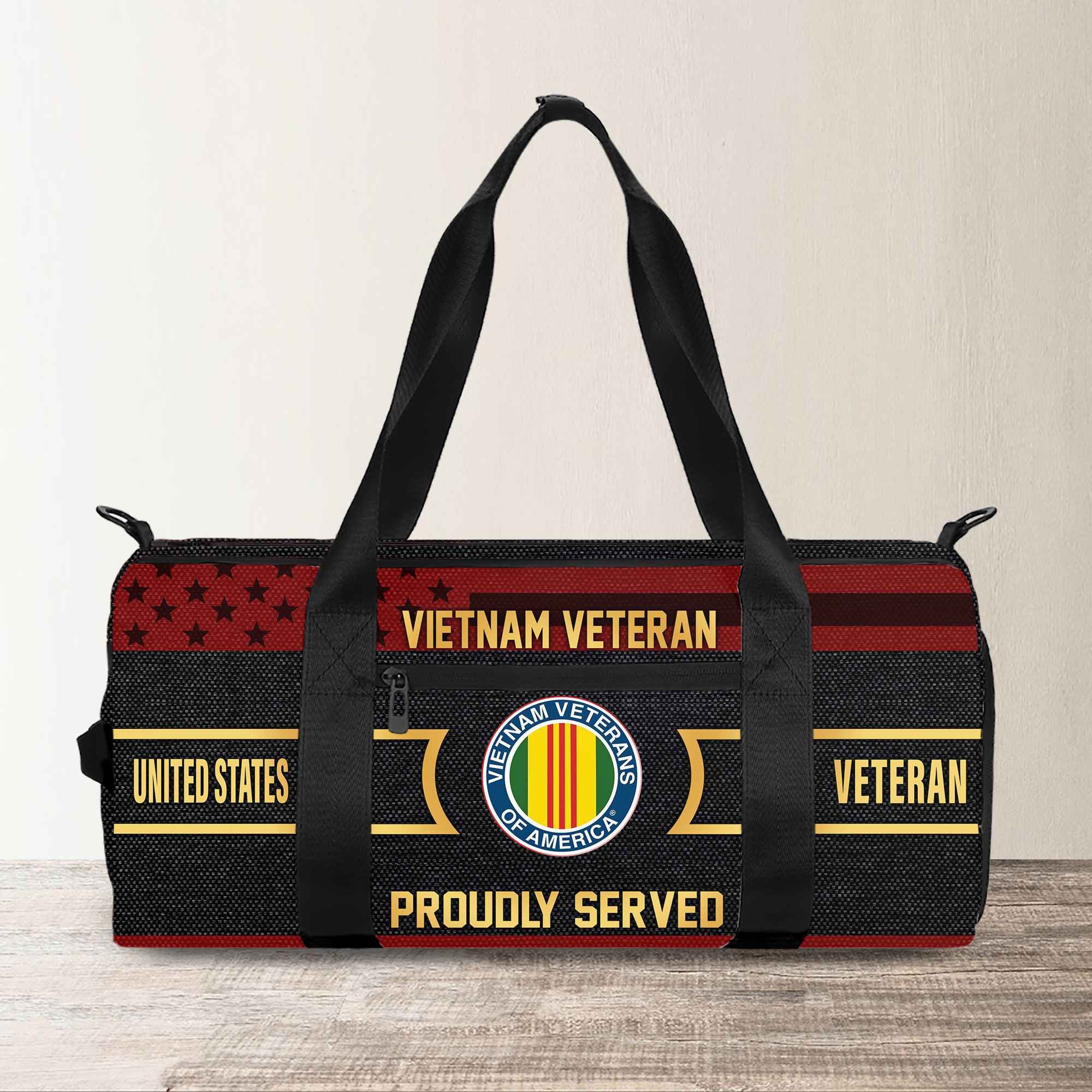 Premium US Veterans Travel Bag, Gifts For Veterans Day BPVC101011