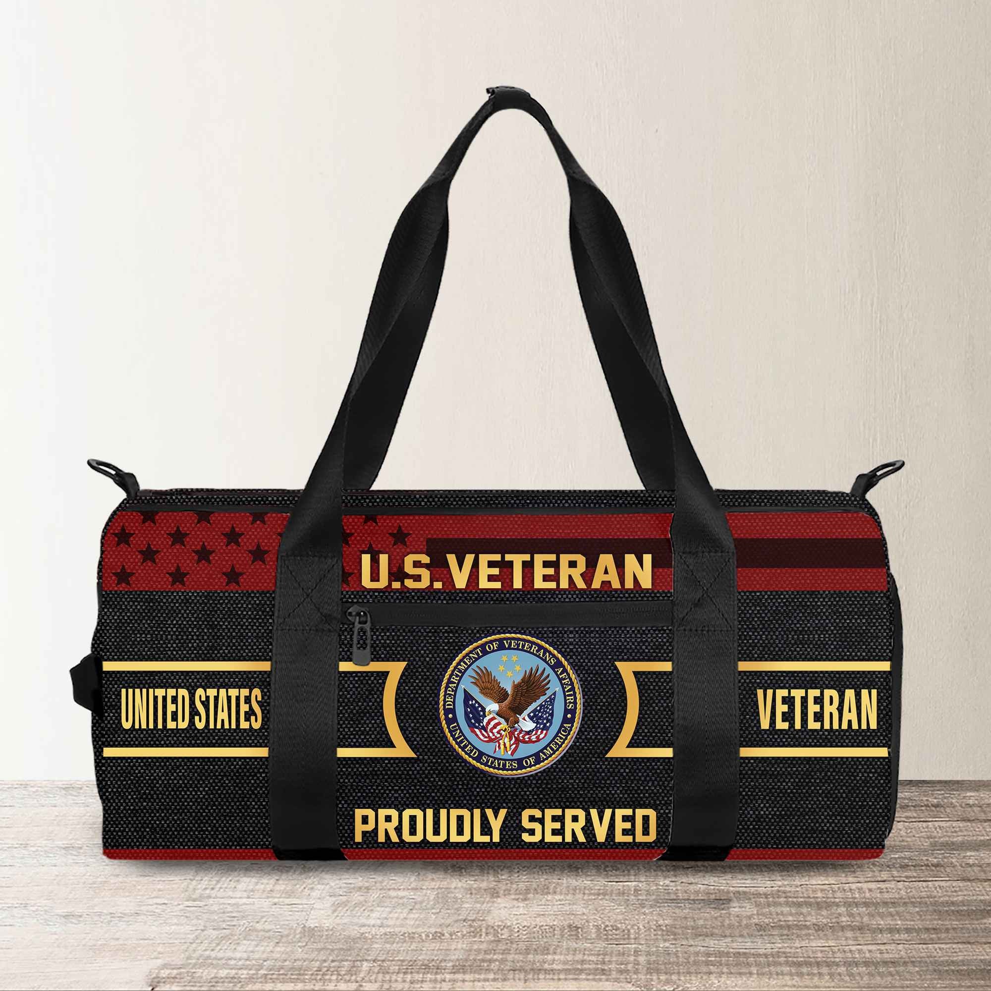 Premium US Veterans Travel Bag, Gifts For Veterans Day BPVC101011