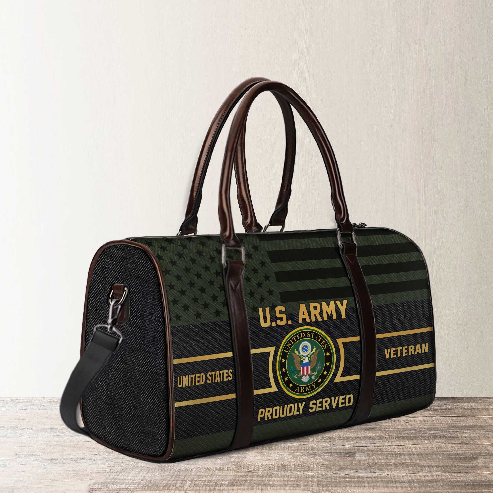 Premium US Veterans Travel Bag, Gifts For Veterans Day BPVC101010
