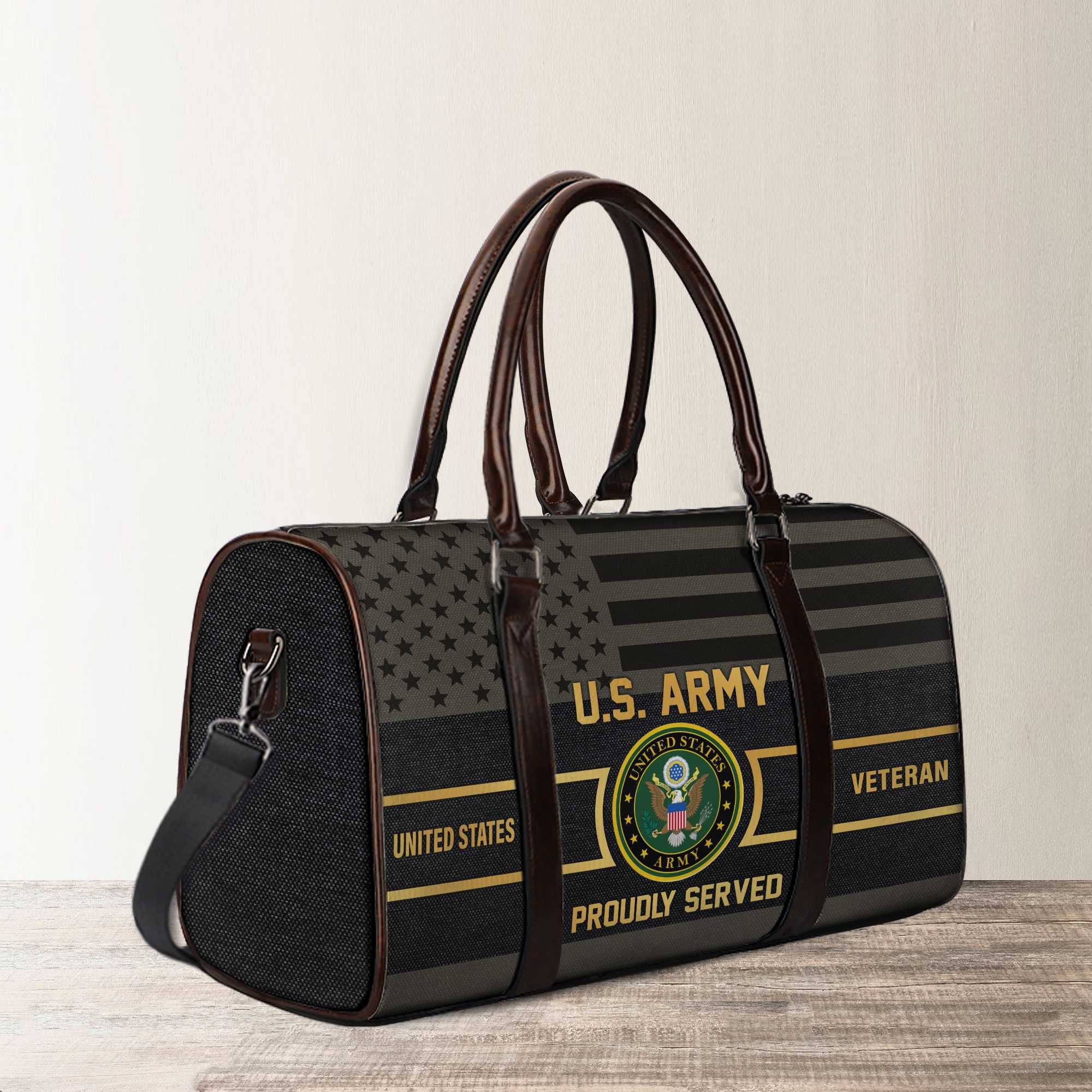 Premium US Veterans Travel Bag, Gifts For Veterans Day BPVC101010