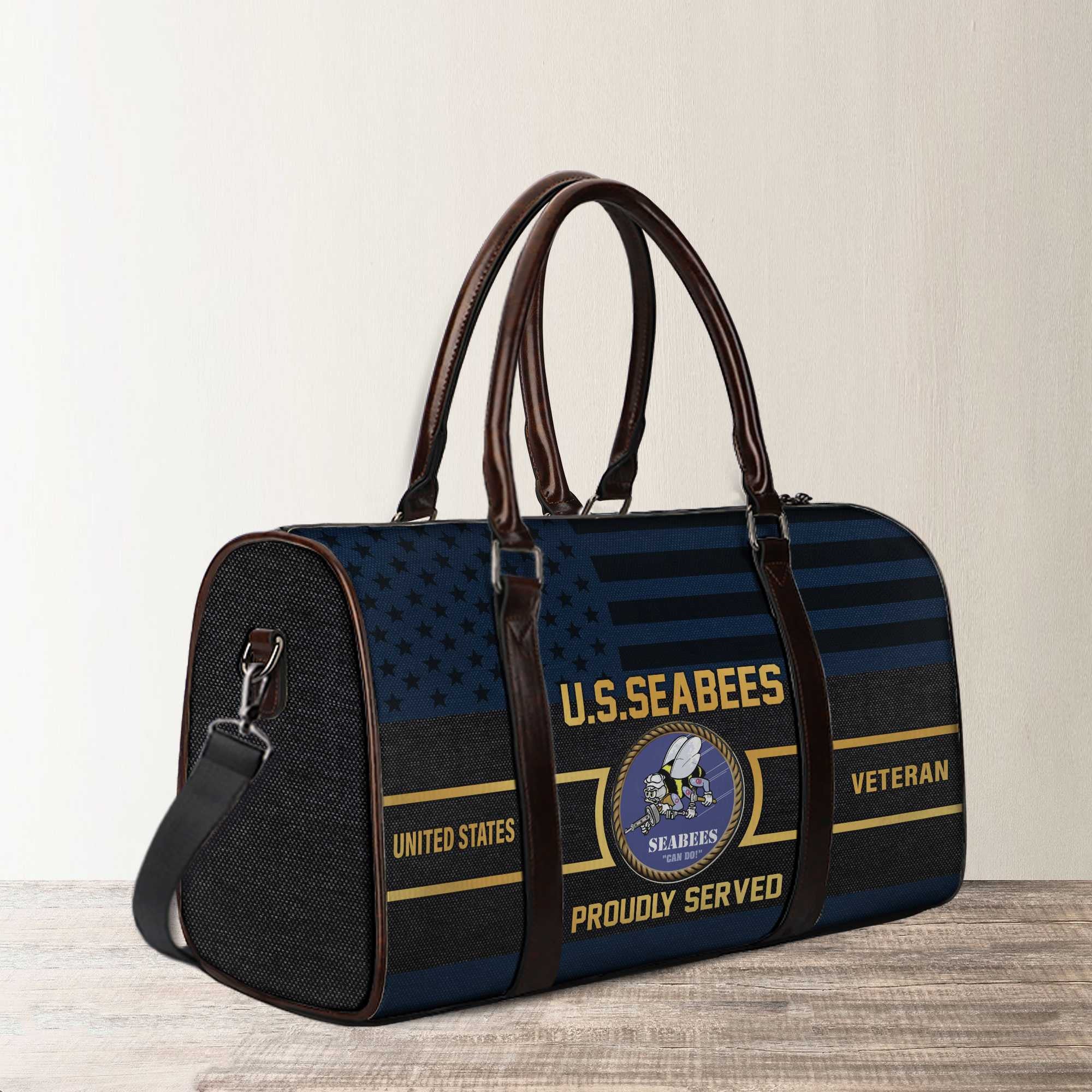 Premium US Veterans Travel Bag, Gifts For Veterans Day BPVC101010