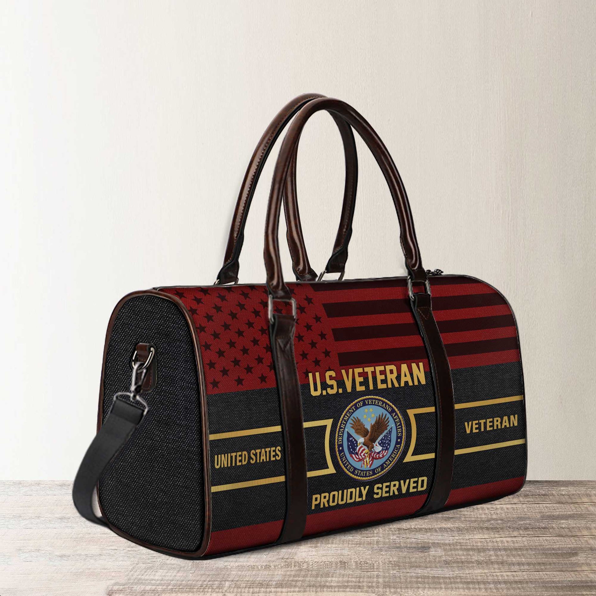 Premium US Veterans Travel Bag, Gifts For Veterans Day BPVC101010