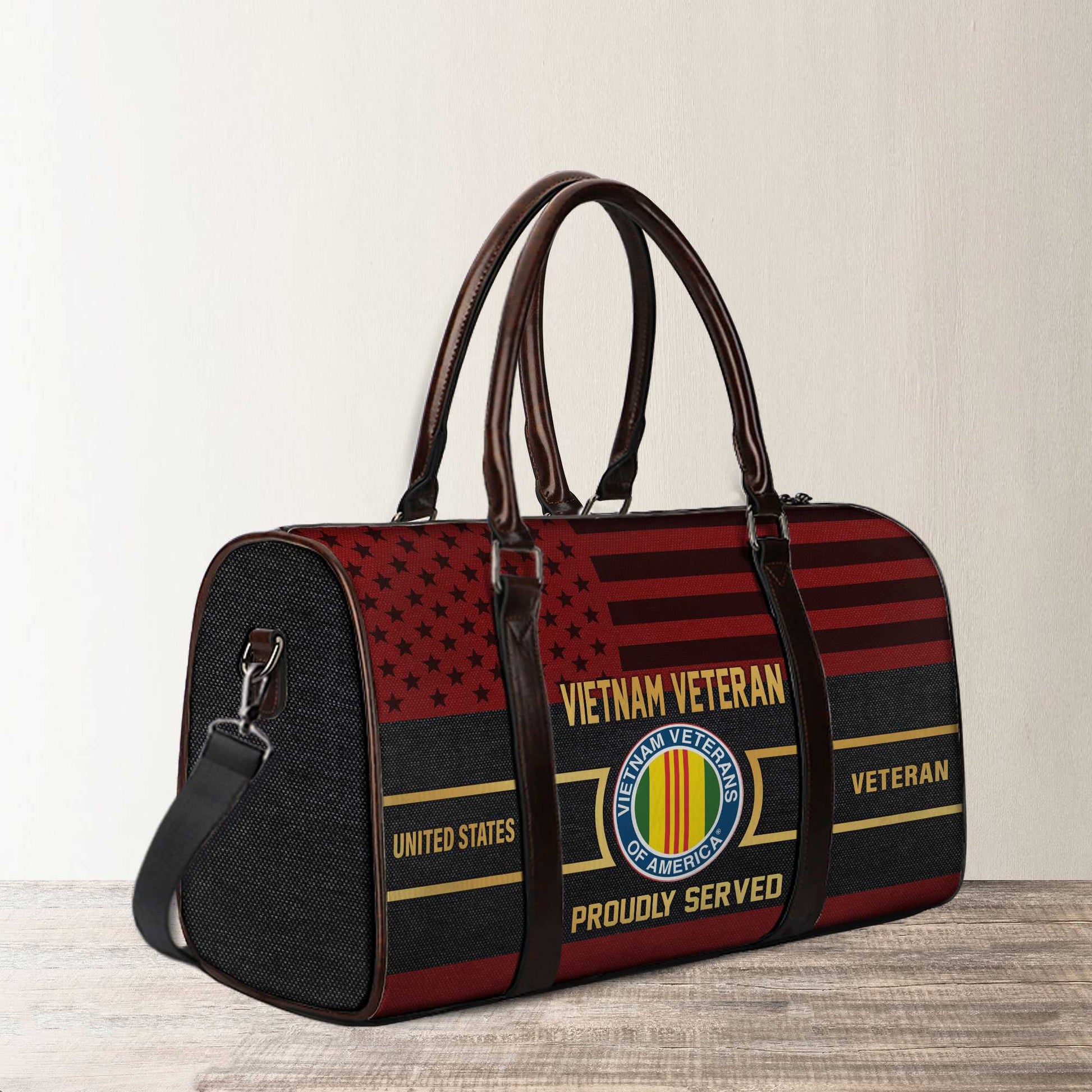 Premium US Veterans Travel Bag, Gifts For Veterans Day BPVC101010