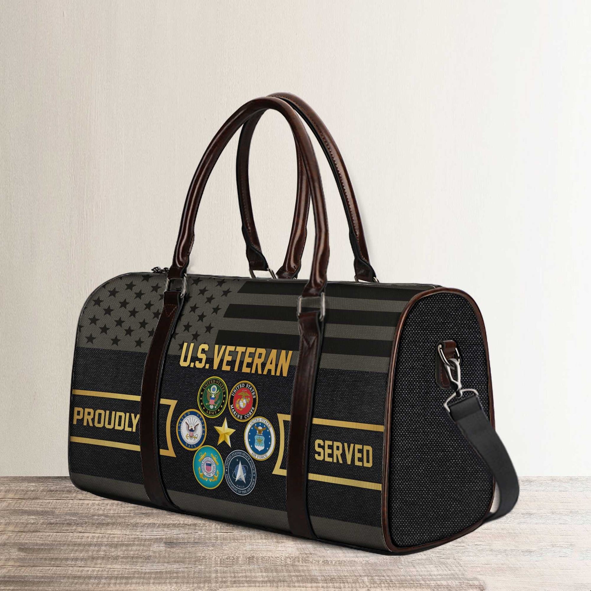 Premium US Veterans Travel Bag, Gifts For Veterans Day BPVC101010