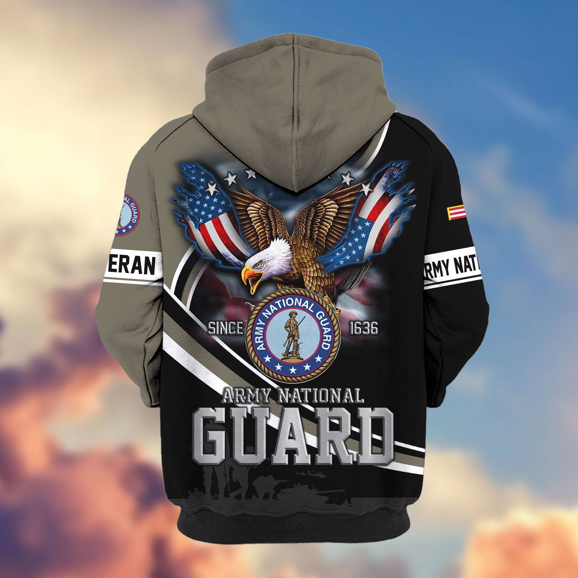 Premium US Veterans Zip Hoodie APHN211012, Gifts For US Veterans