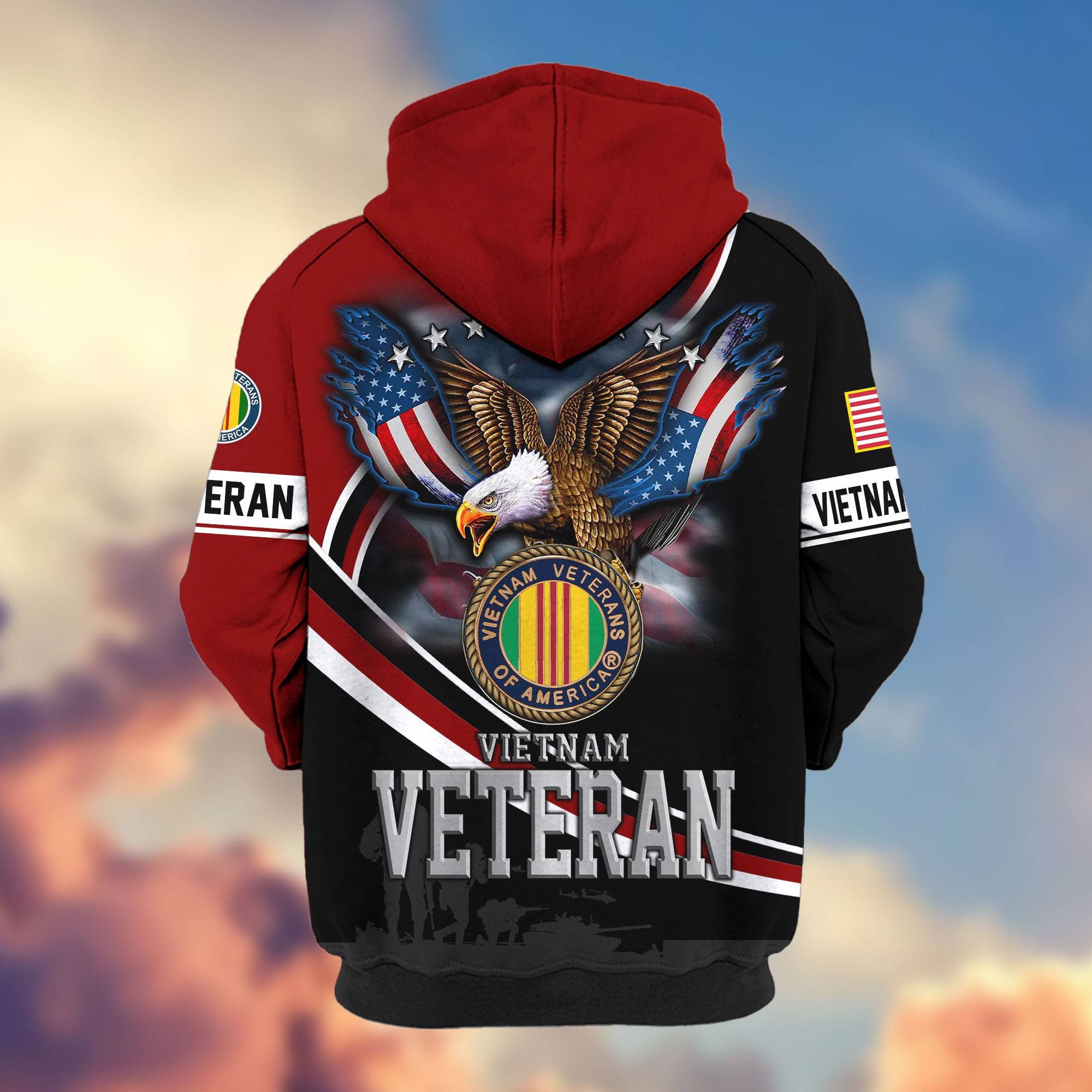 Premium US Veterans Zip Hoodie APHN211012, Gifts For US Veterans