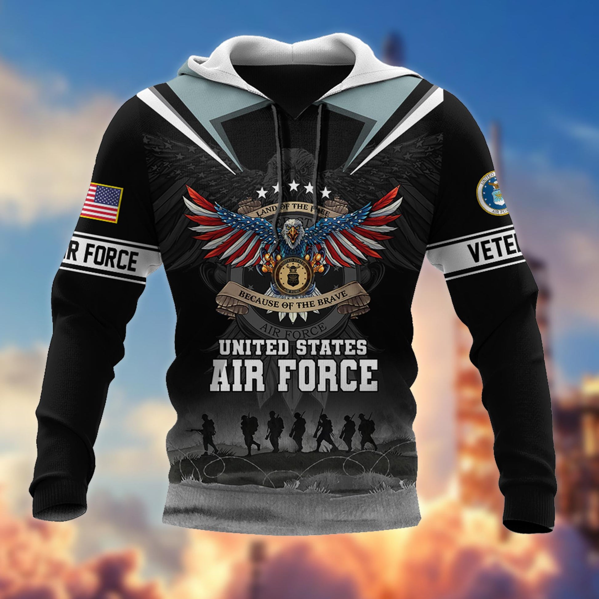 Premium US Veterans Hoodie BPVC251010, Gifts For US Veterans