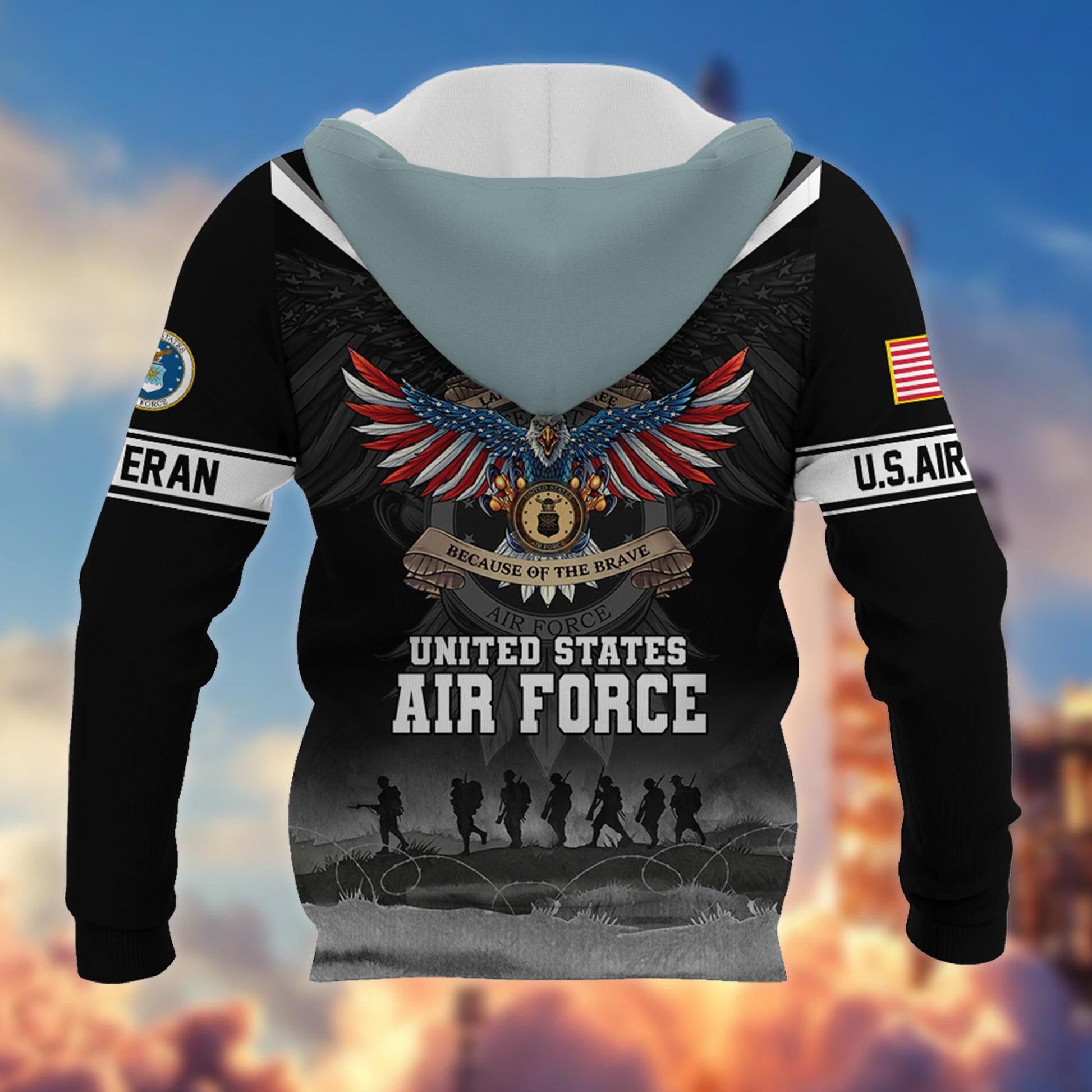 Premium US Veterans Hoodie BPVC251010, Gifts For US Veterans