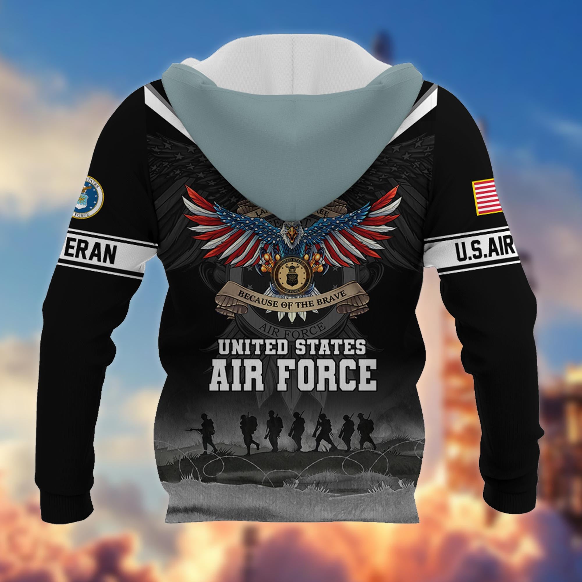 Premium US Veterans Hoodie BPVC251010, Gifts For US Veterans