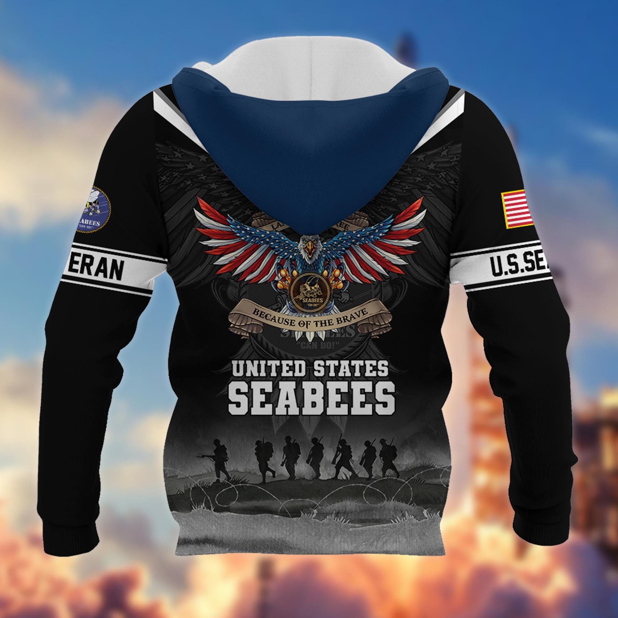 Premium US Veterans Hoodie BPVC251010, Gifts For US Veterans