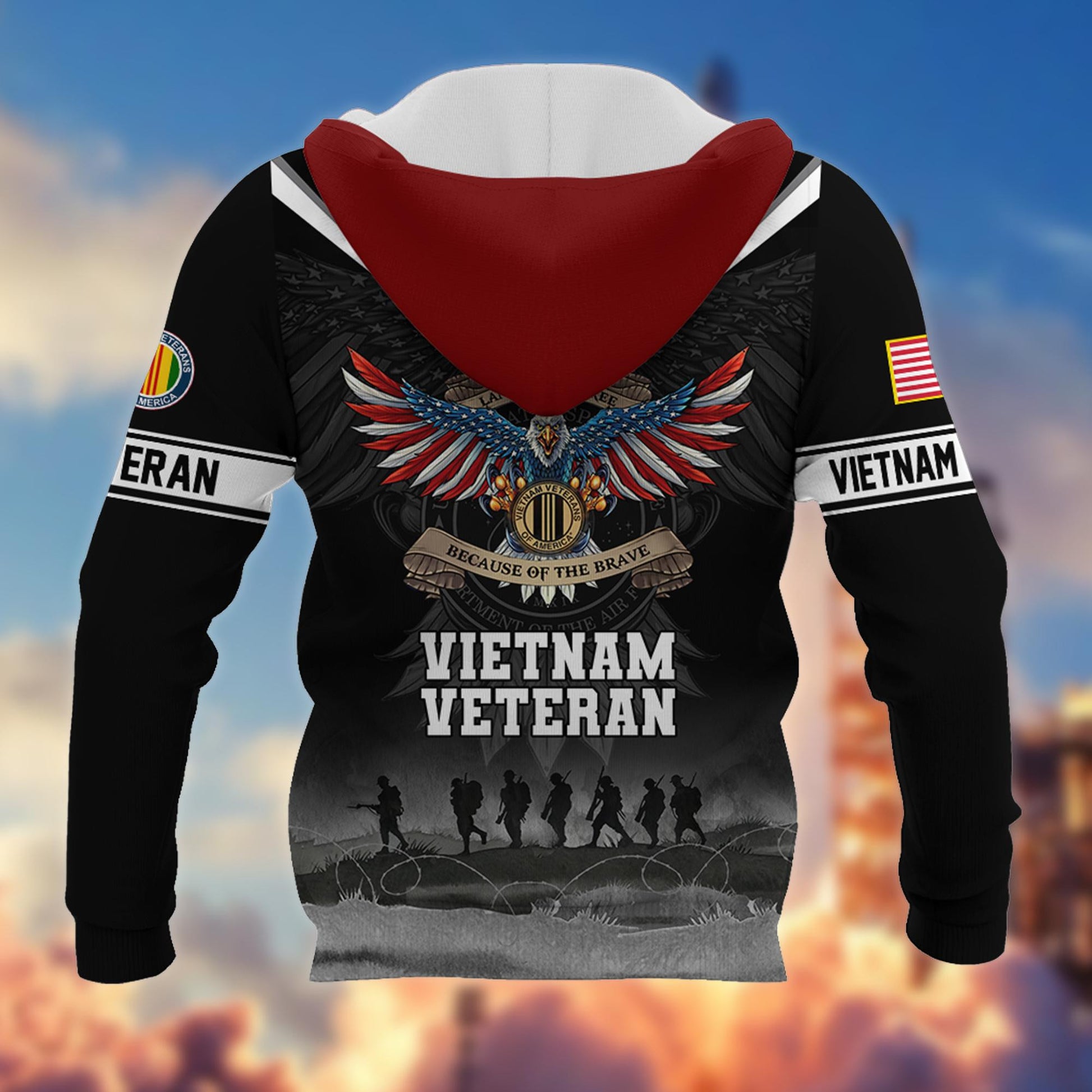 Premium US Veterans Hoodie BPVC251010, Gifts For US Veterans