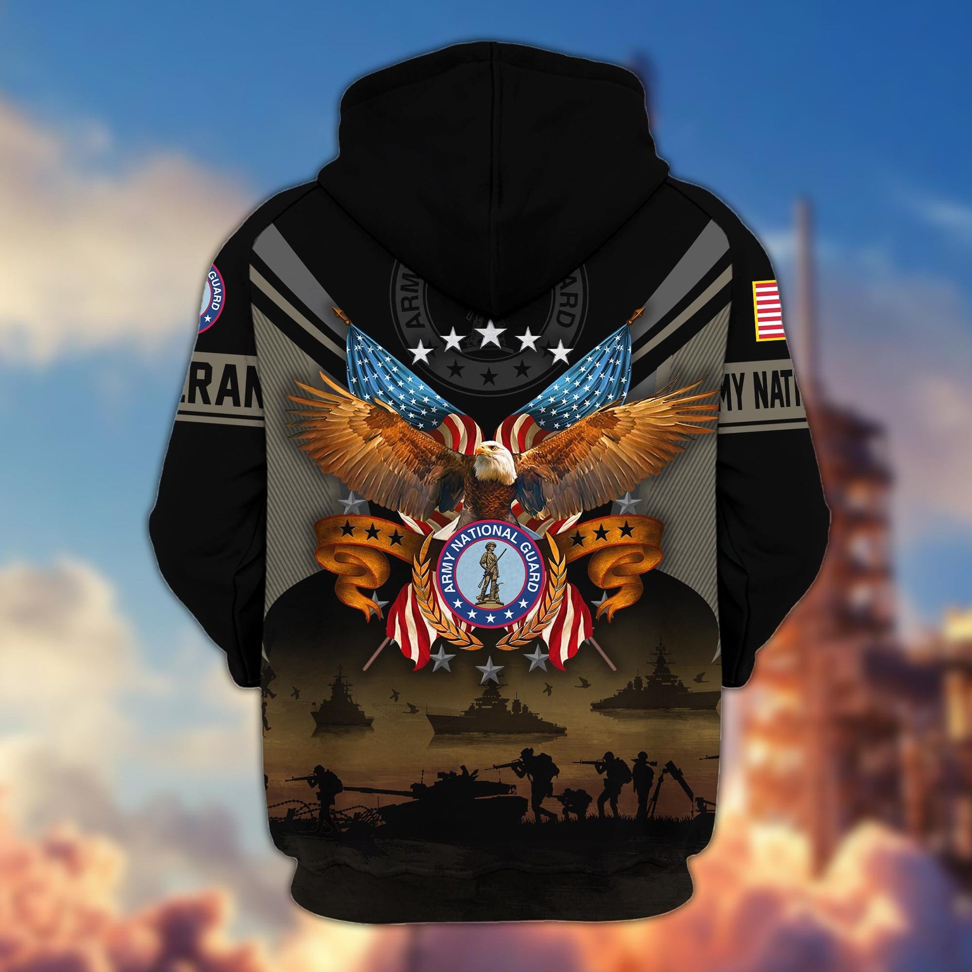 Premium US Veterans Zip Hoodie BPVC311001, Gifts For US Veterans