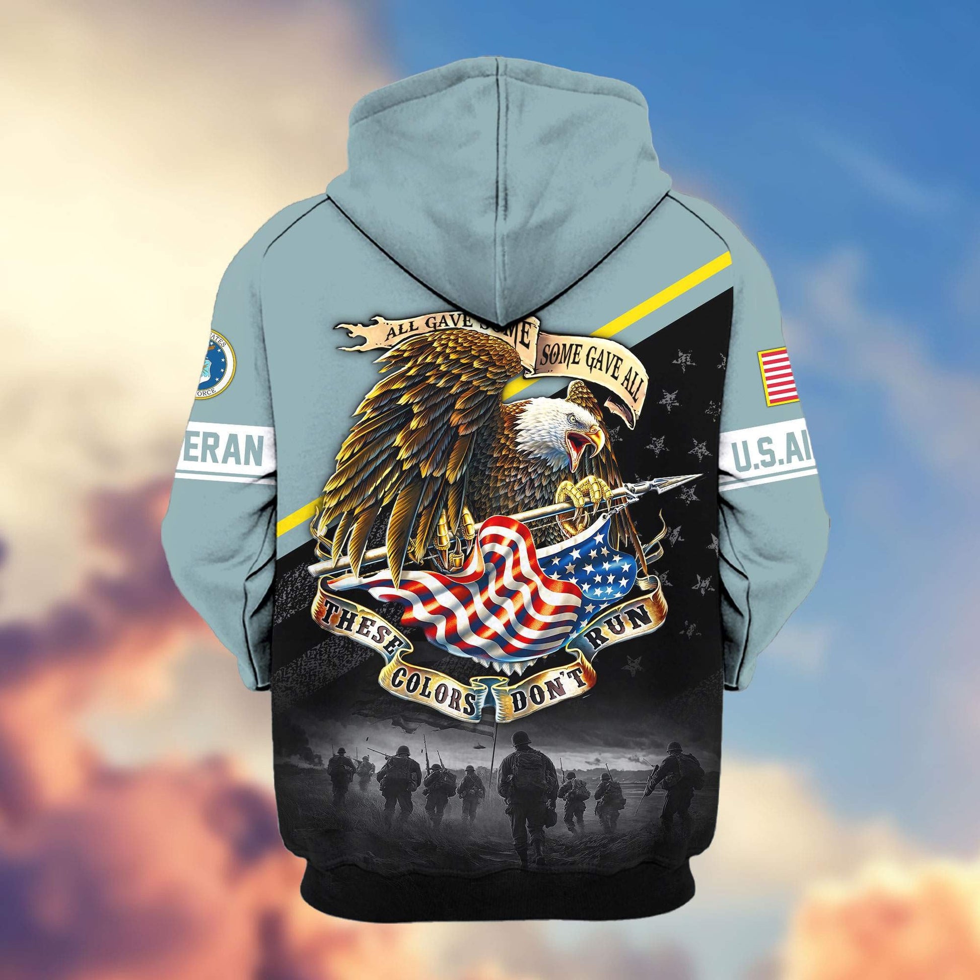 Premium US Veterans Zip Hoodie APHN281013, Gifts For US Veterans