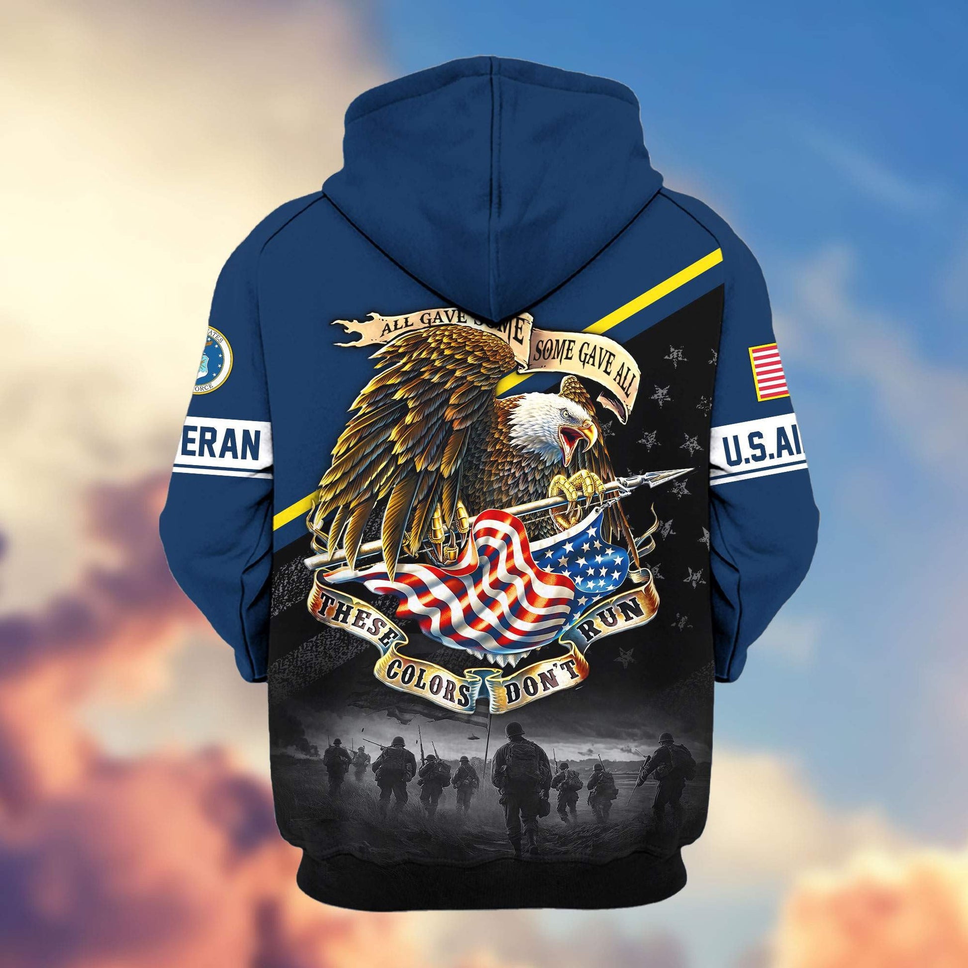 Premium US Veterans Zip Hoodie APHN281013, Gifts For US Veterans
