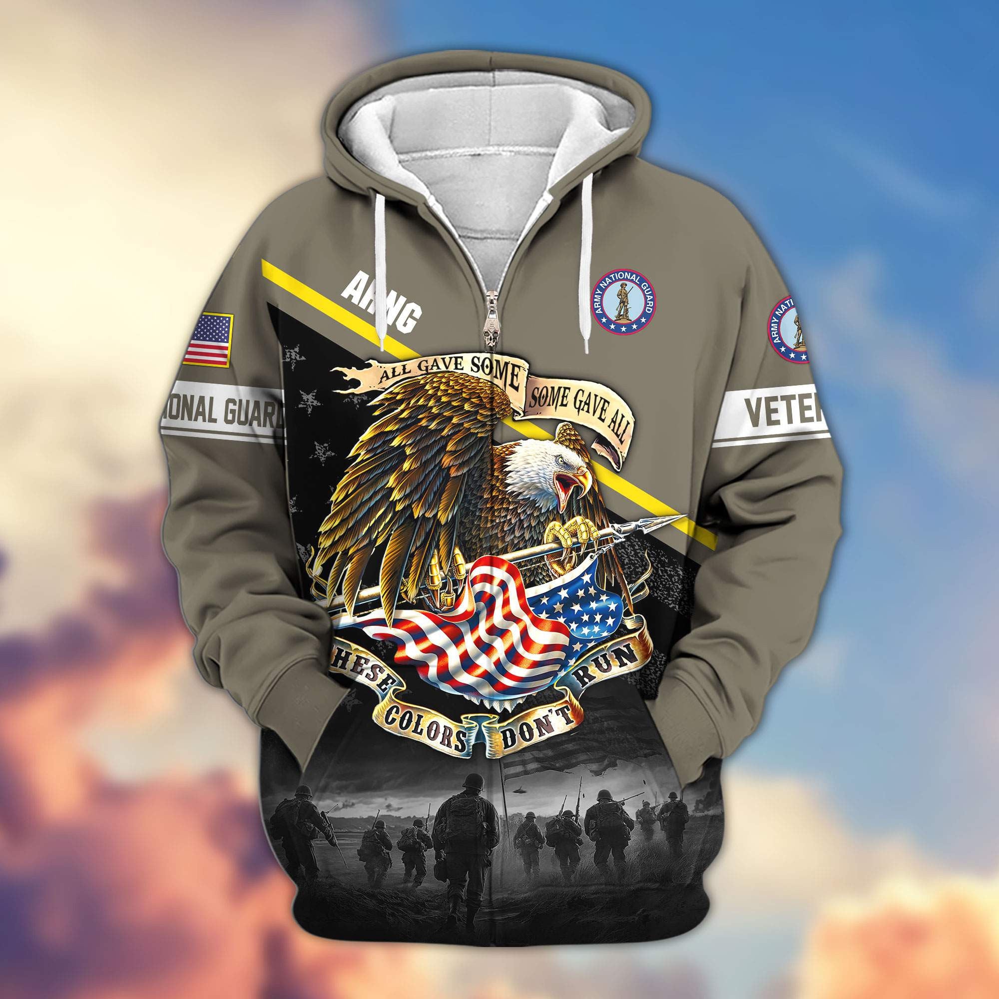 Premium US Veterans Zip Hoodie APHN281013, Gifts For US Veterans