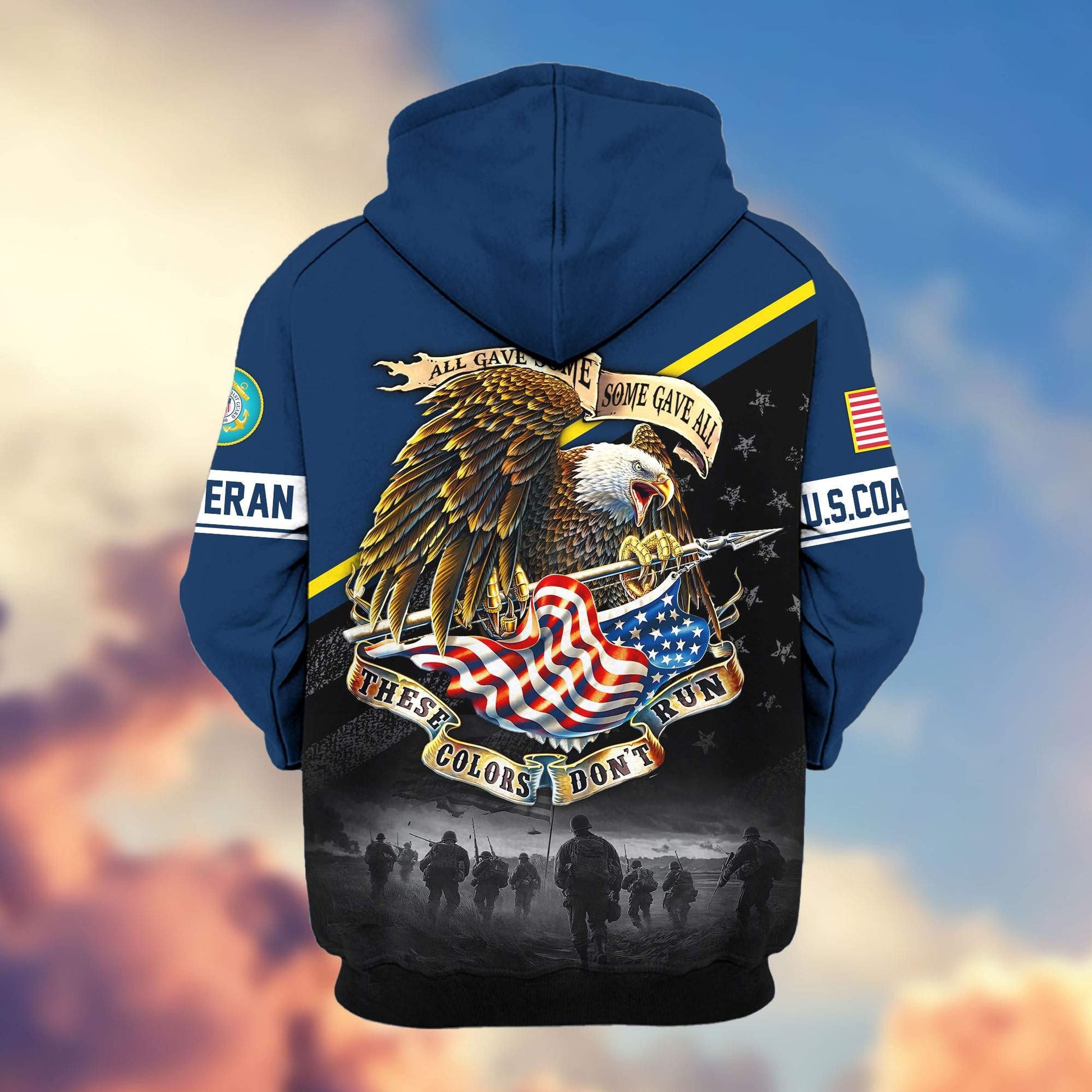 Premium US Veterans Zip Hoodie APHN281013, Gifts For US Veterans