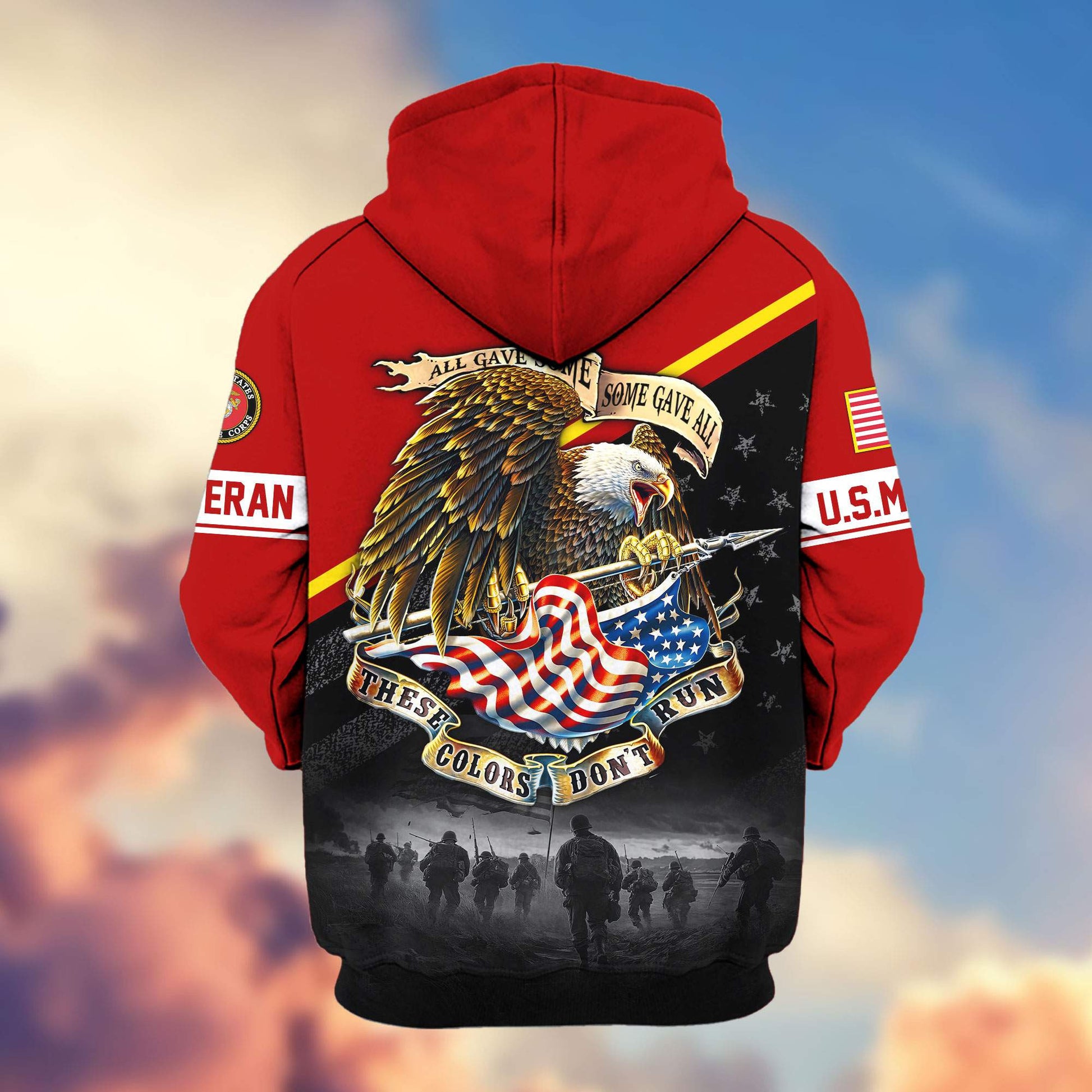 Premium US Veterans Zip Hoodie APHN281013, Gifts For US Veterans