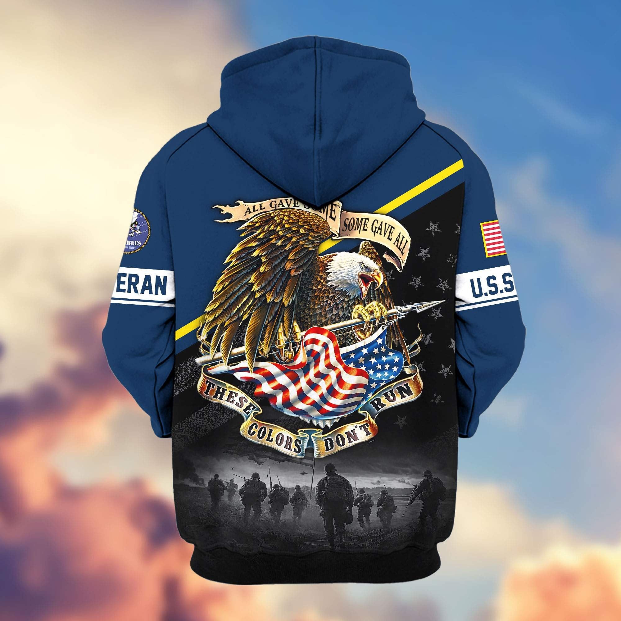 Premium US Veterans Zip Hoodie APHN281013, Gifts For US Veterans