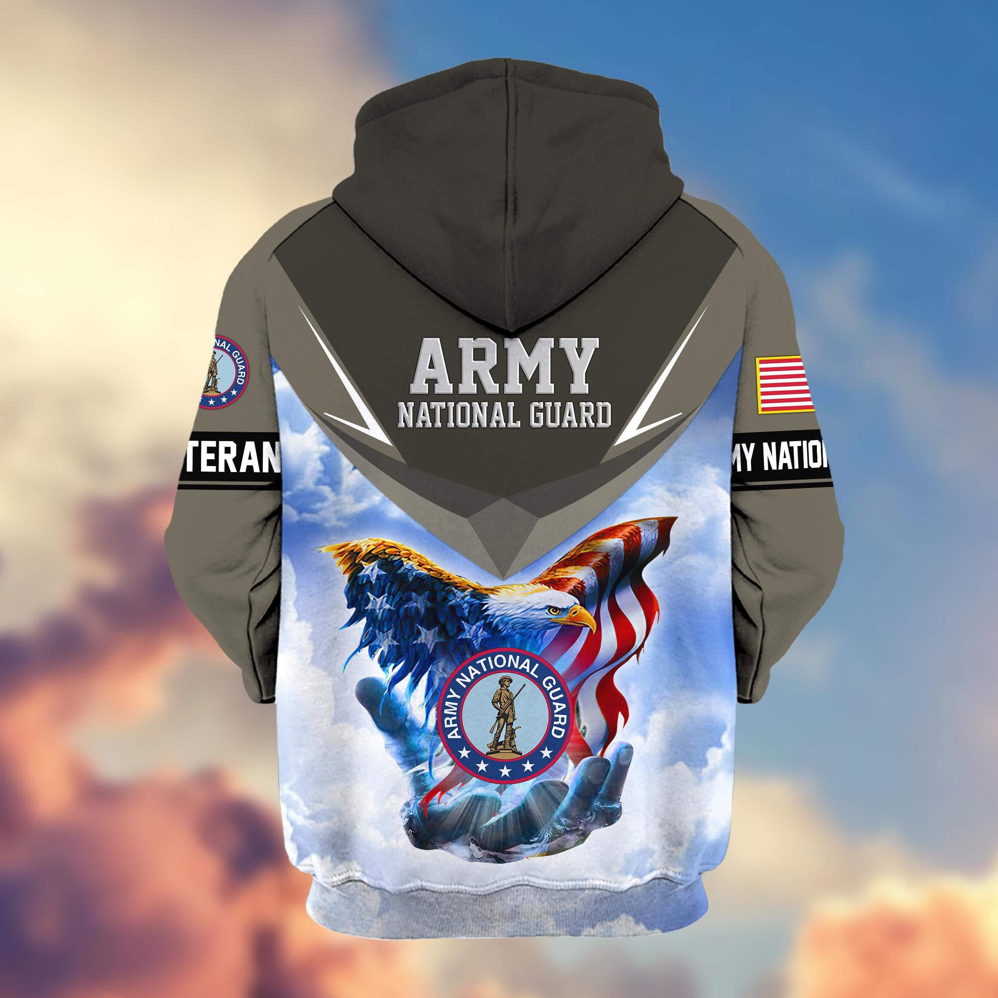 Premium US Veterans Zip Hoodie APHN011113, Gifts For US Veterans