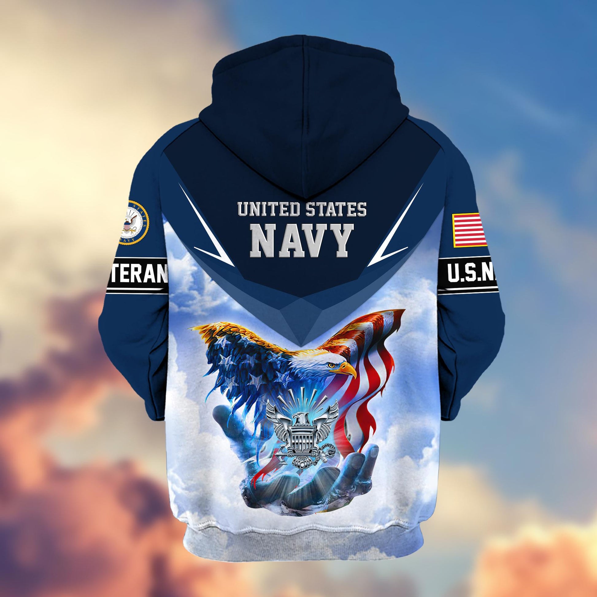 Premium US Veterans Zip Hoodie APHN011113, Gifts For US Veterans