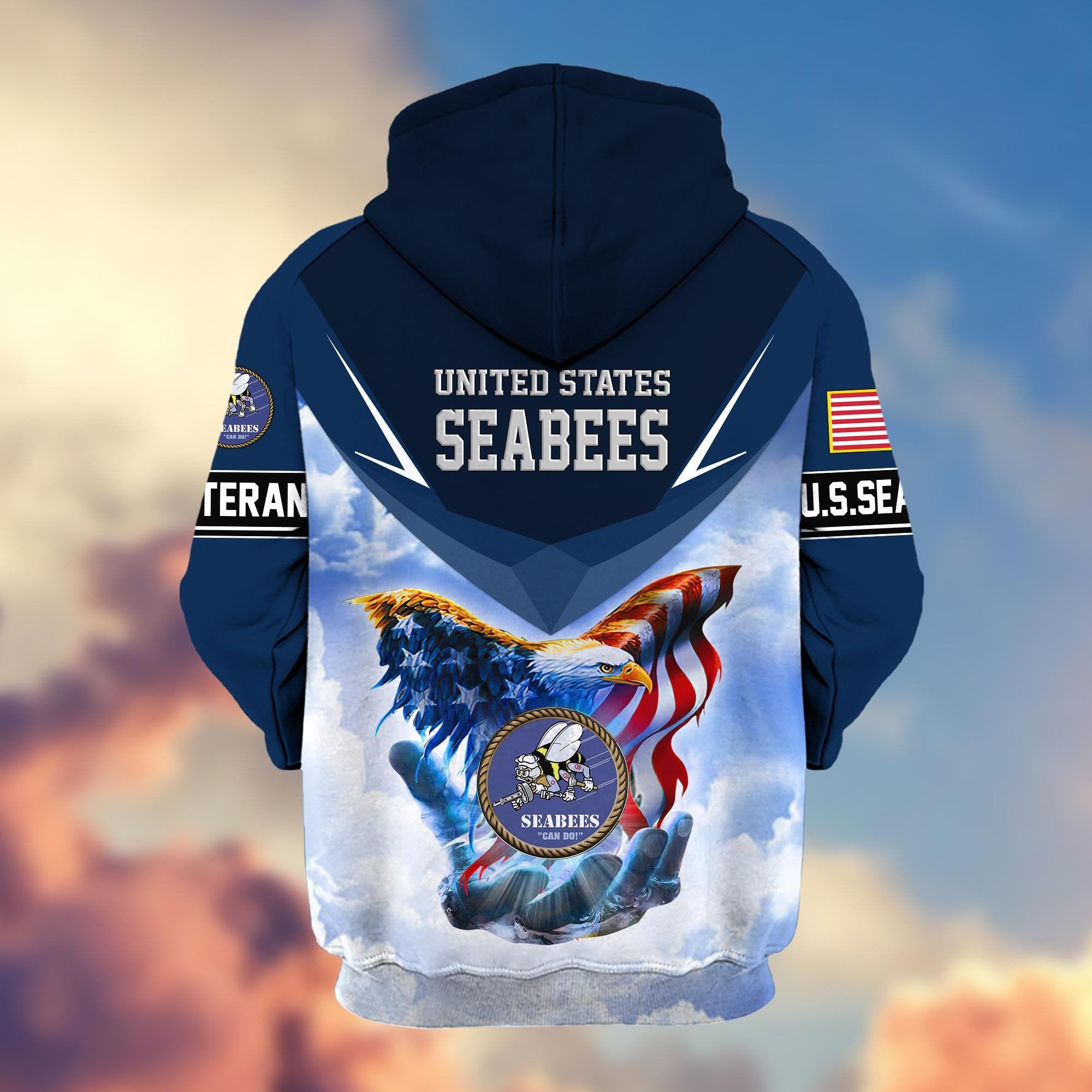 Premium US Veterans Zip Hoodie APHN011113, Gifts For US Veterans