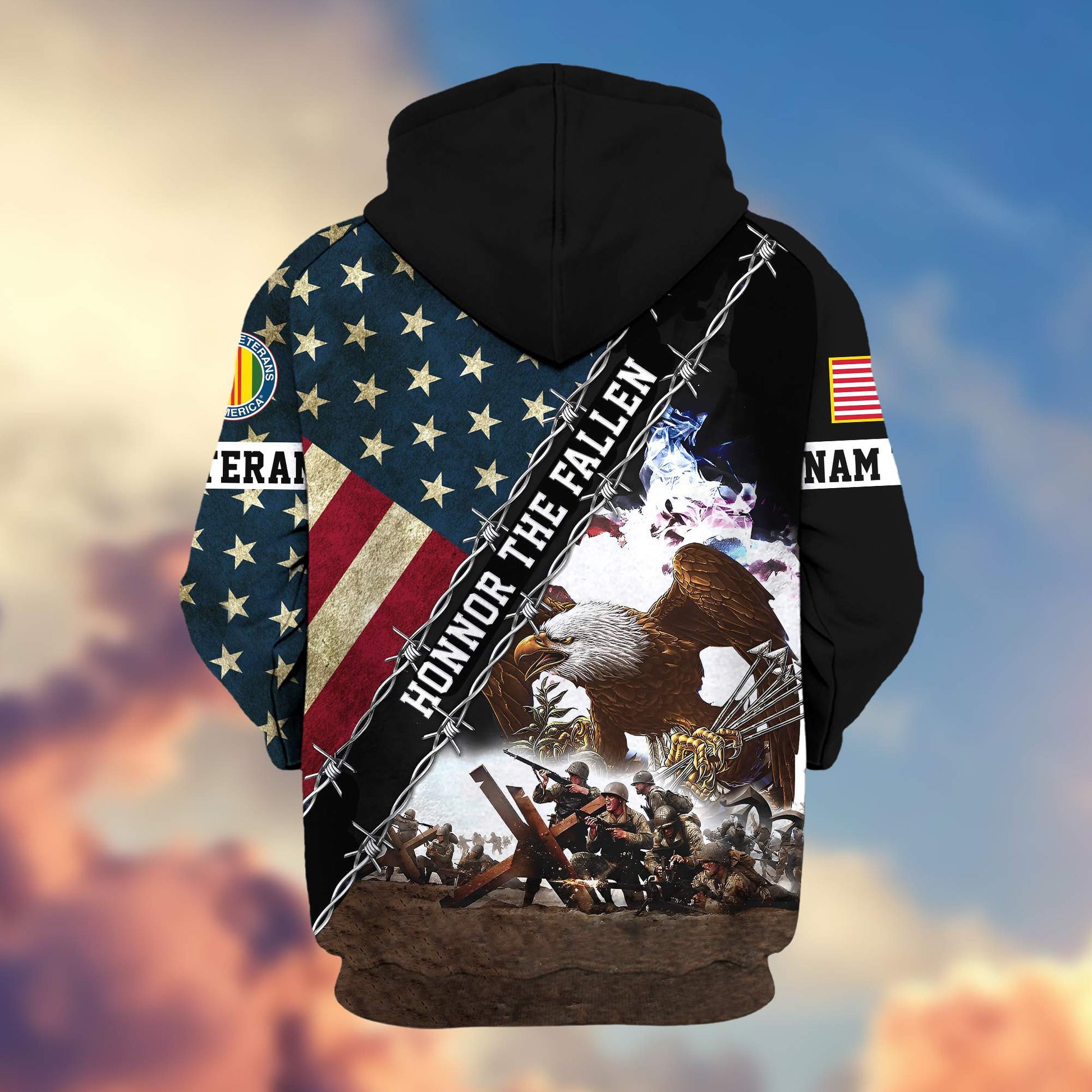 Premium Vietnam Veteran Zip Hoodie VPVC606306, Gifts For Vietnam Veteran