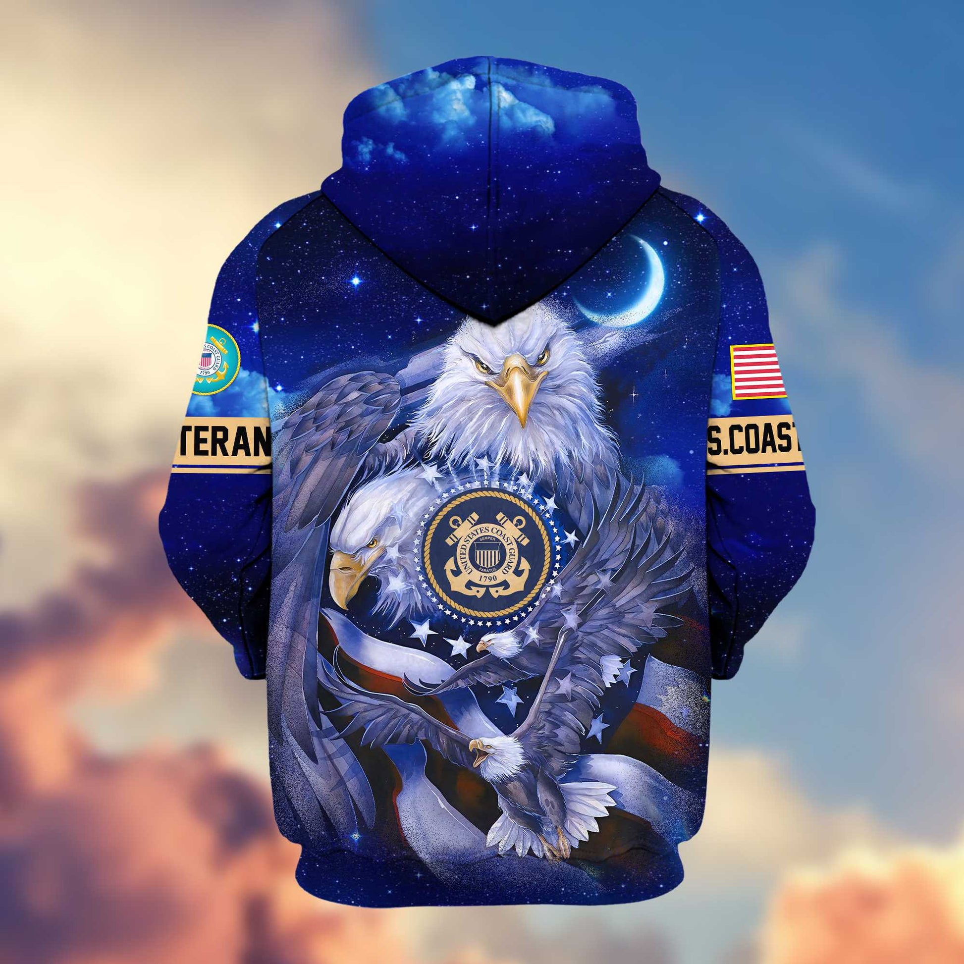 Premium US Veterans Zip Hoodie APHN041112, Gifts For US Veterans