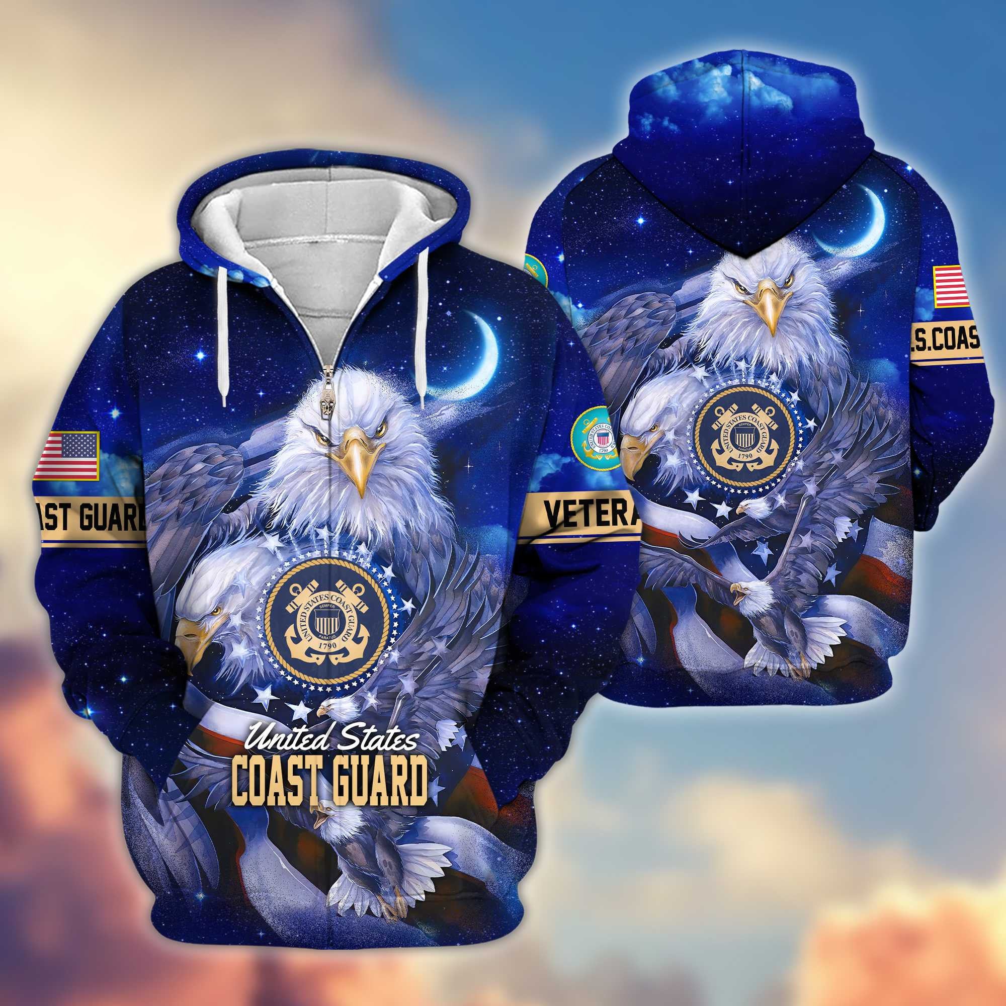 Premium US Veterans Zip Hoodie APHN041112, Gifts For US Veterans