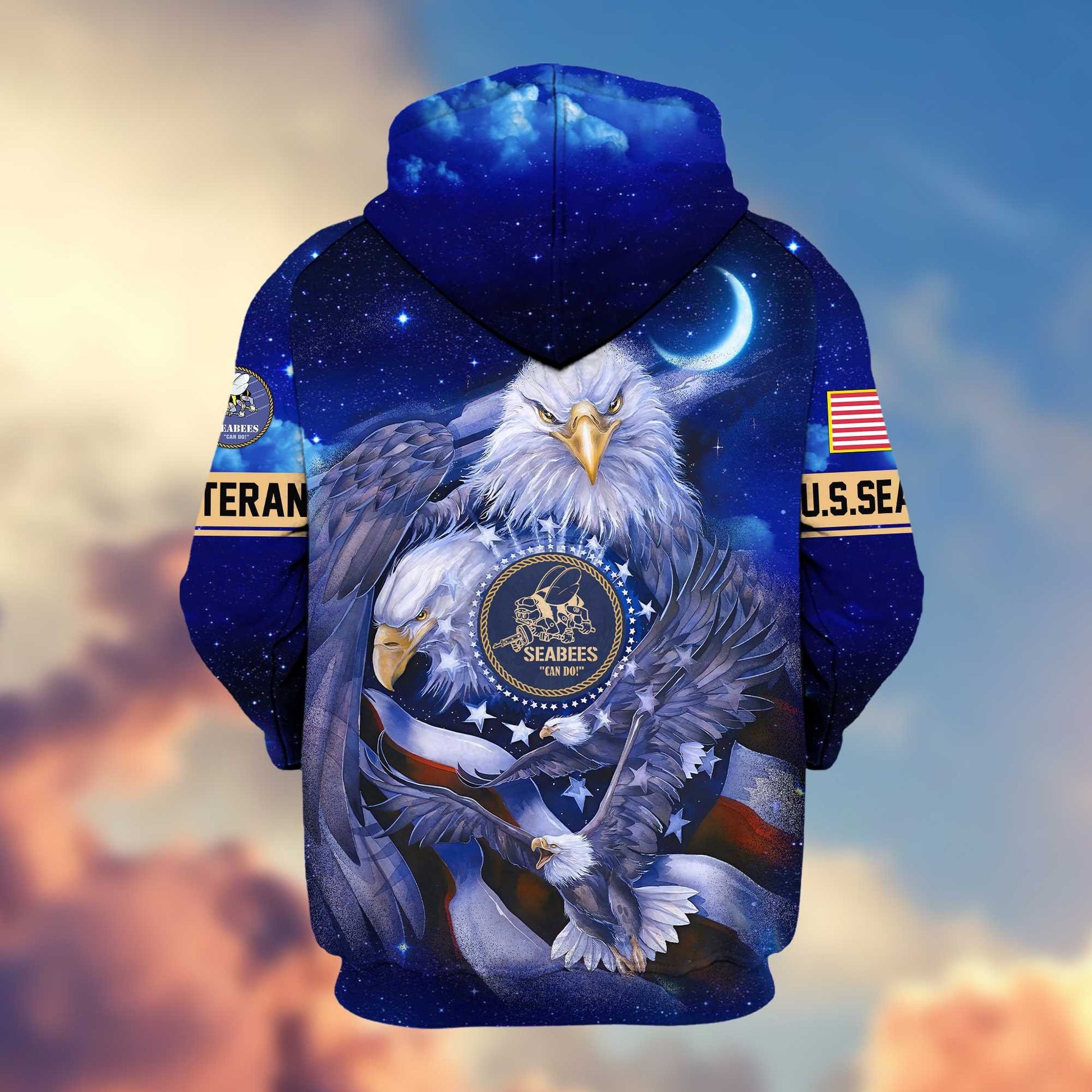 Premium US Veterans Zip Hoodie APHN041112, Gifts For US Veterans