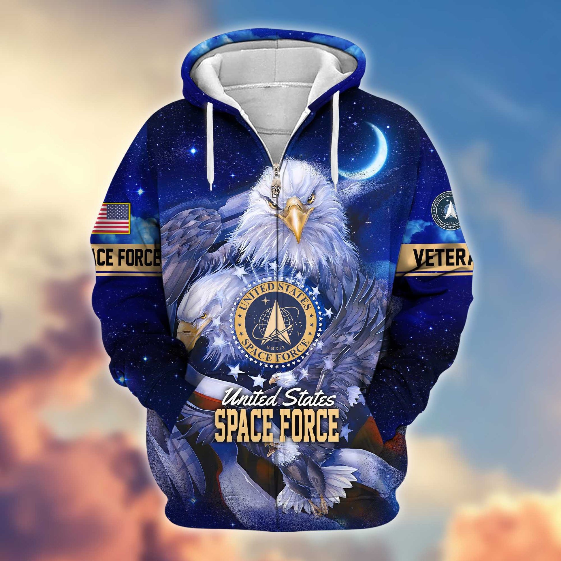 Premium US Veterans Zip Hoodie APHN041112, Gifts For US Veterans