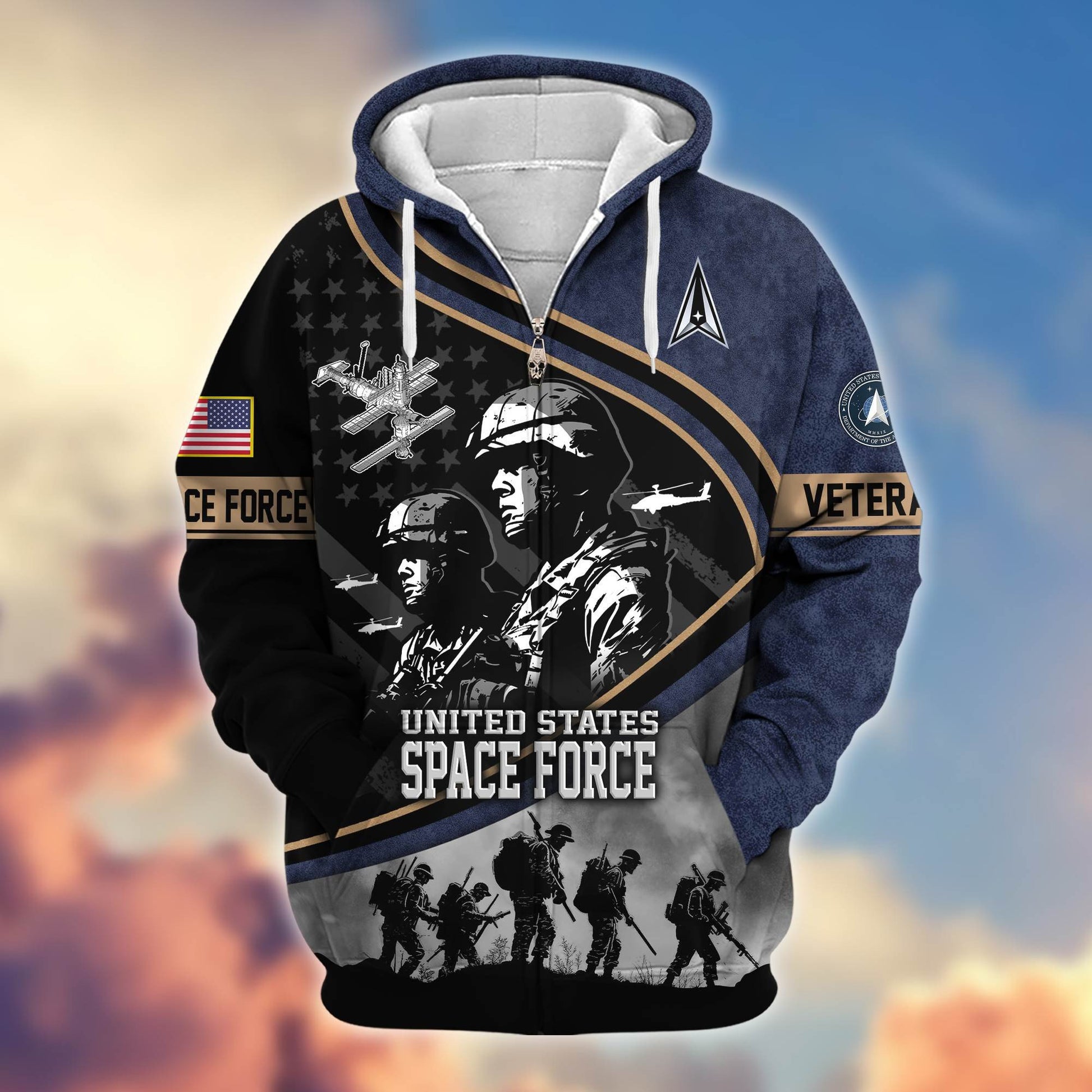 Premium Honoring All Who Served US Veterans Zip Hoodie APHN051112, Gifts For US Veterans