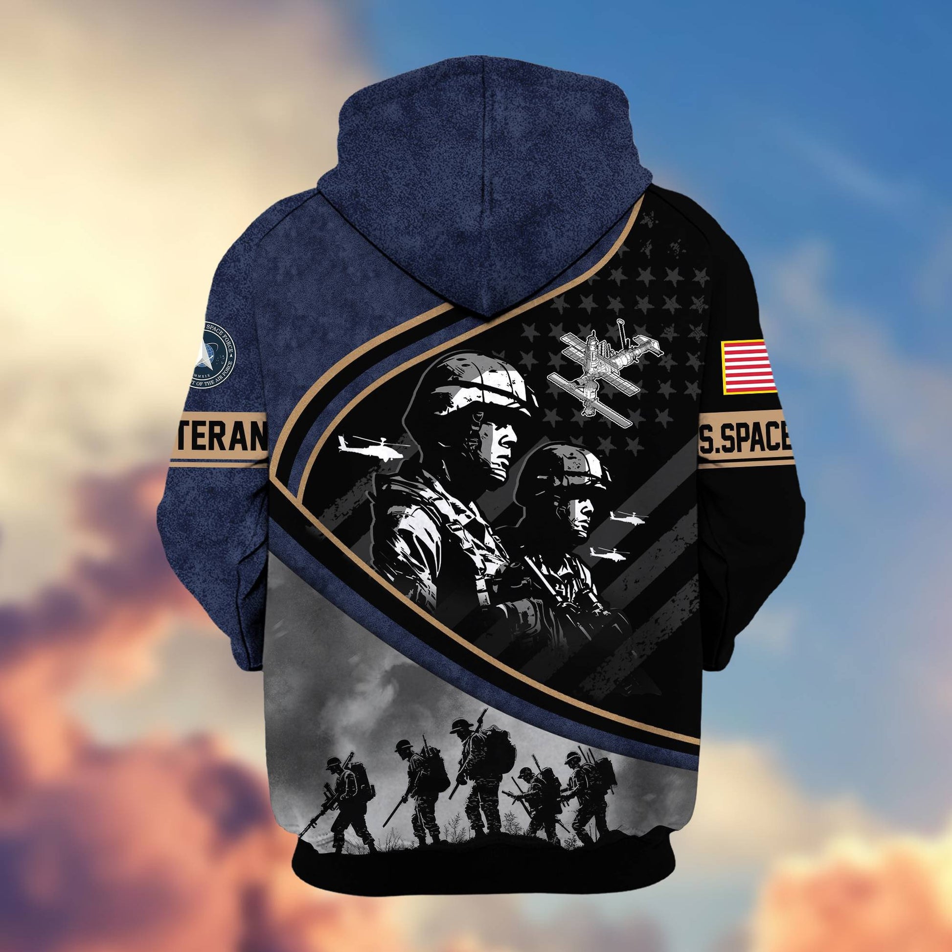 Premium Honoring All Who Served US Veterans Zip Hoodie APHN051112, Gifts For US Veterans