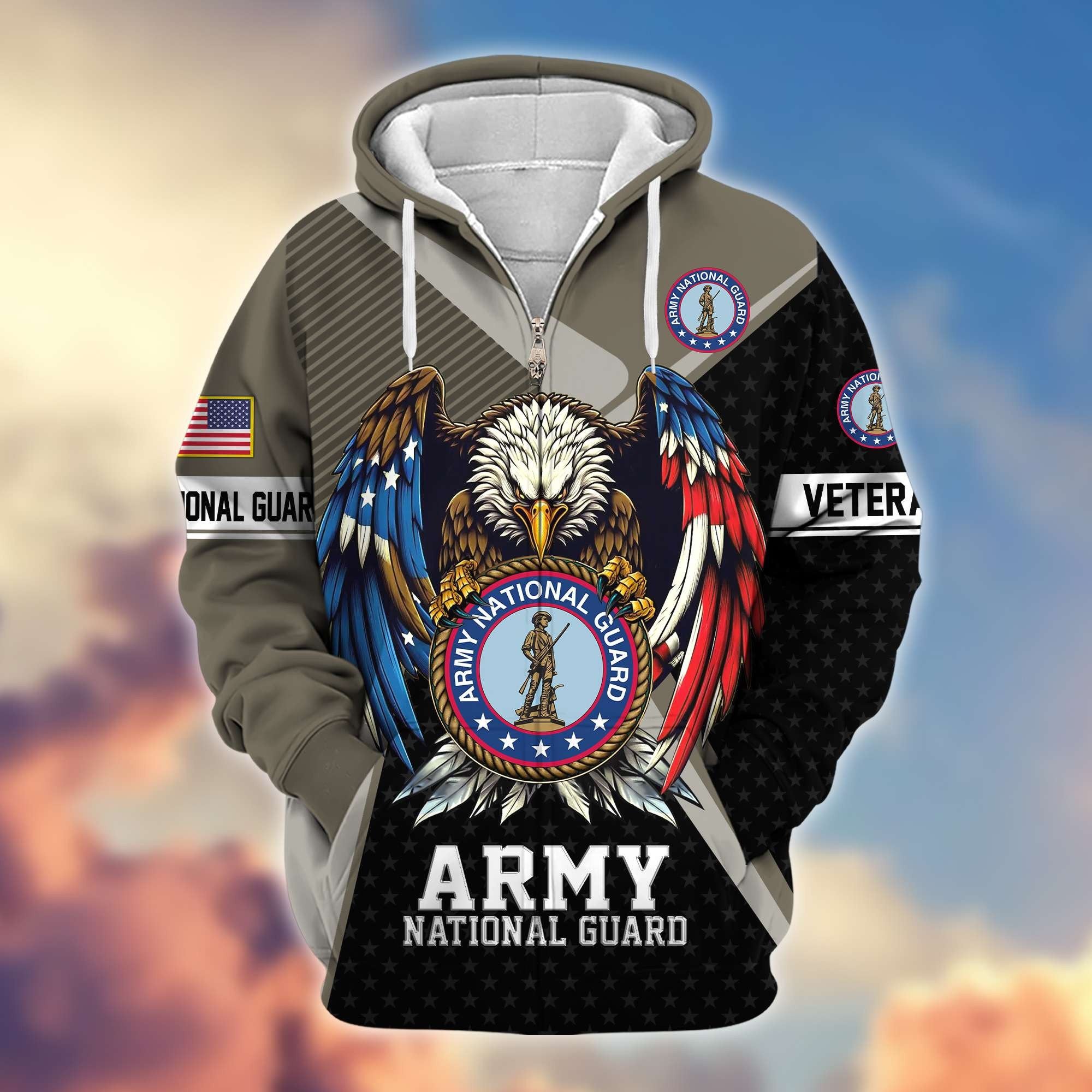 Premium US Veterans Zip Hoodie APHN081112, Gifts For US Veterans