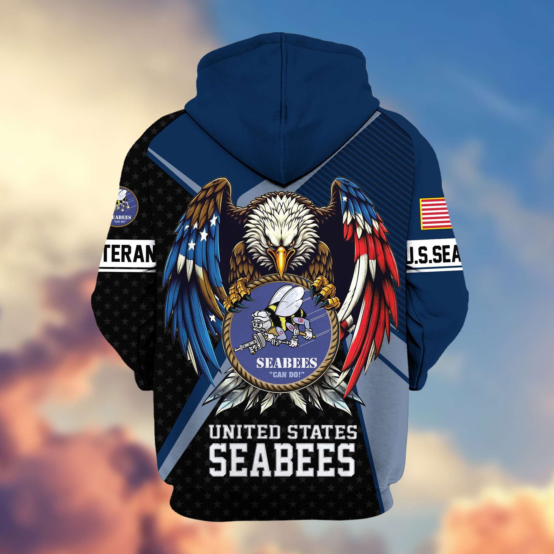 Premium US Veterans Zip Hoodie APHN081112, Gifts For US Veterans