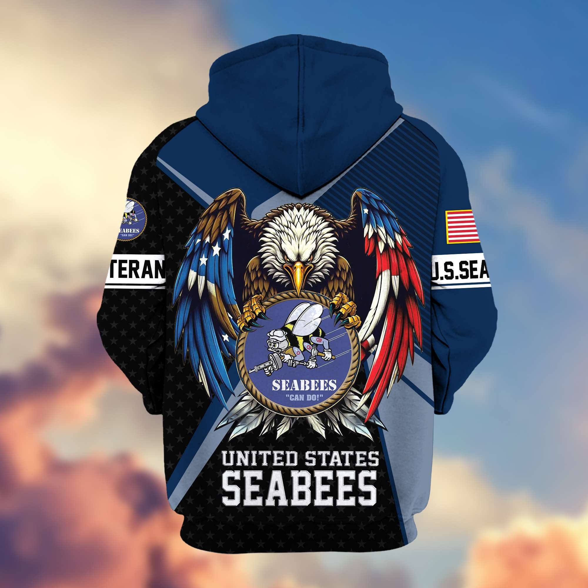 Premium US Veterans Zip Hoodie APHN081112, Gifts For US Veterans