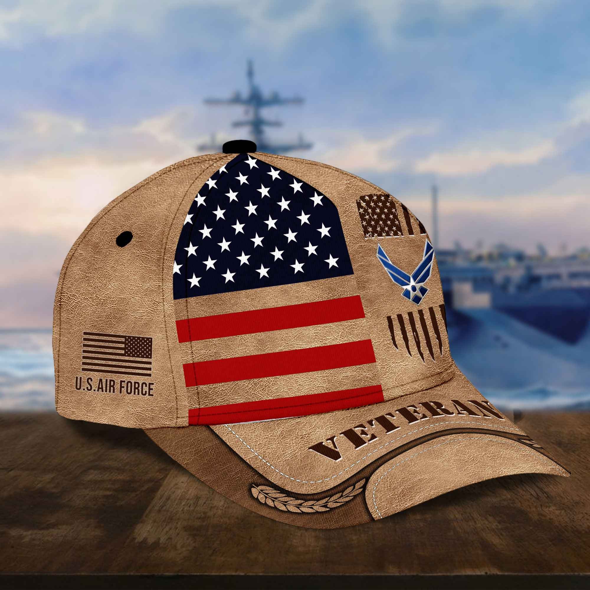 Premium US Veterans Cap, Gifts For Dad, Gifts For Husband, Gifts For Veterans Day APHN190812