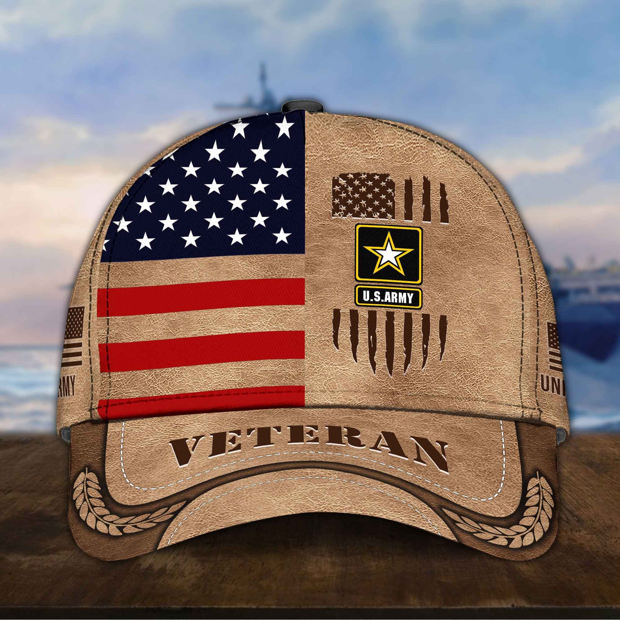 Premium US Veterans Cap, Gifts For Dad, Gifts For Husband, Gifts For Veterans Day APHN190812