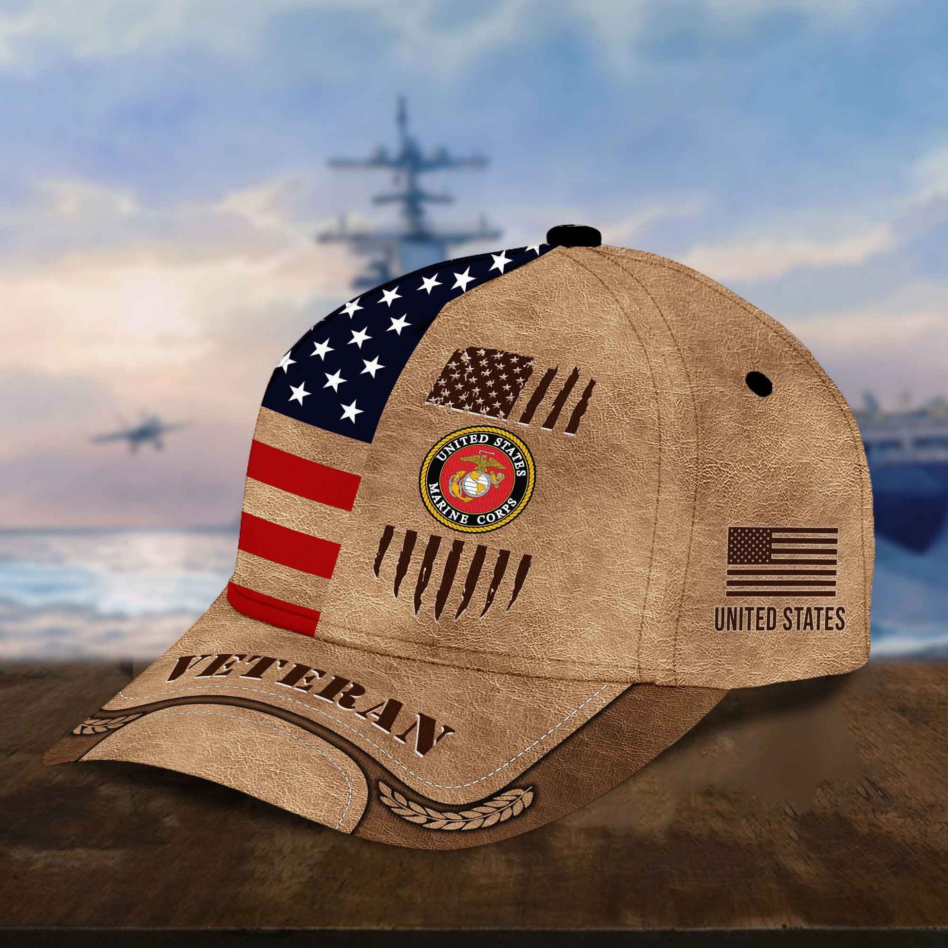 Premium US Veterans Cap, Gifts For Dad, Gifts For Husband, Gifts For Veterans Day APHN190812