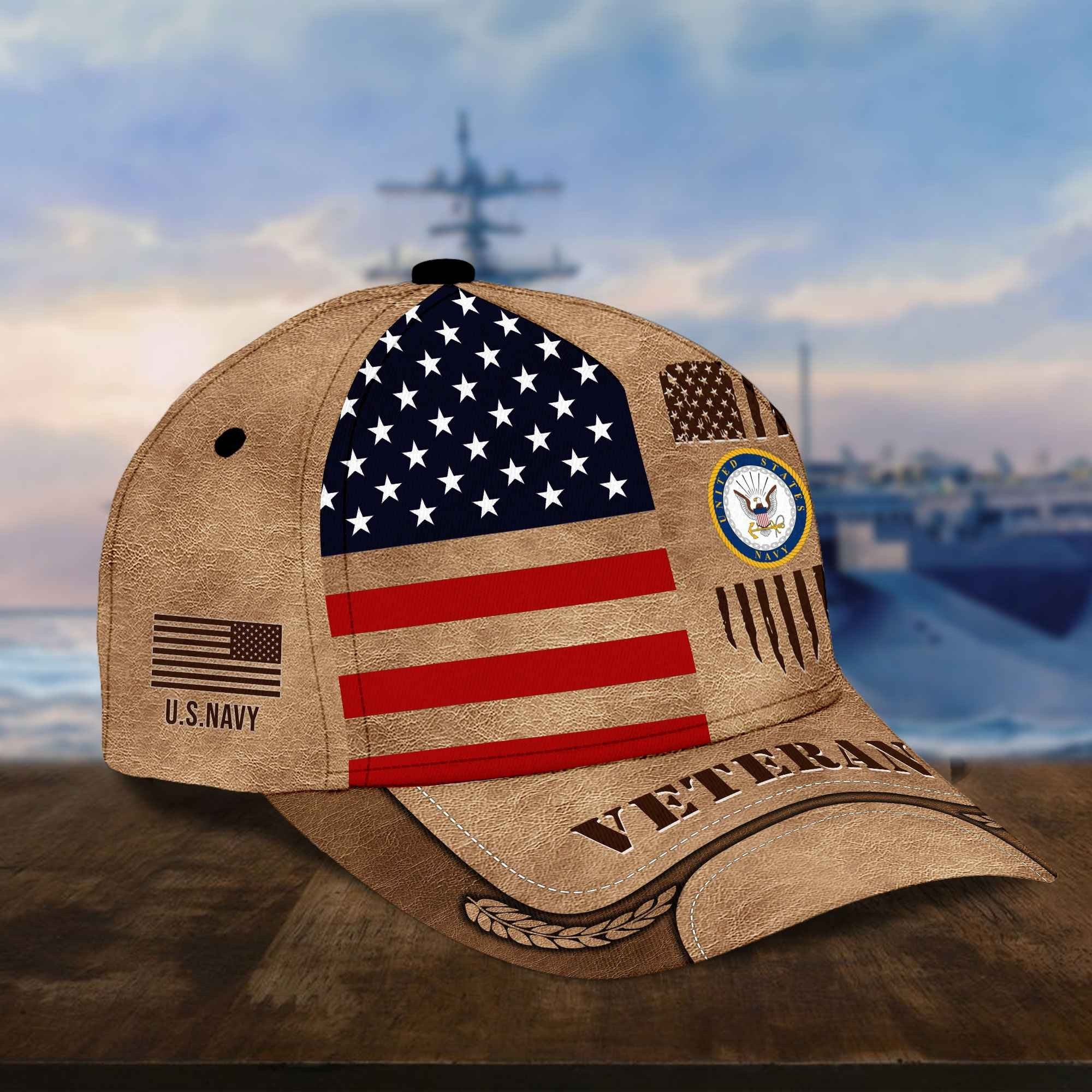 Premium US Veterans Cap, Gifts For Dad, Gifts For Husband, Gifts For Veterans Day APHN190812