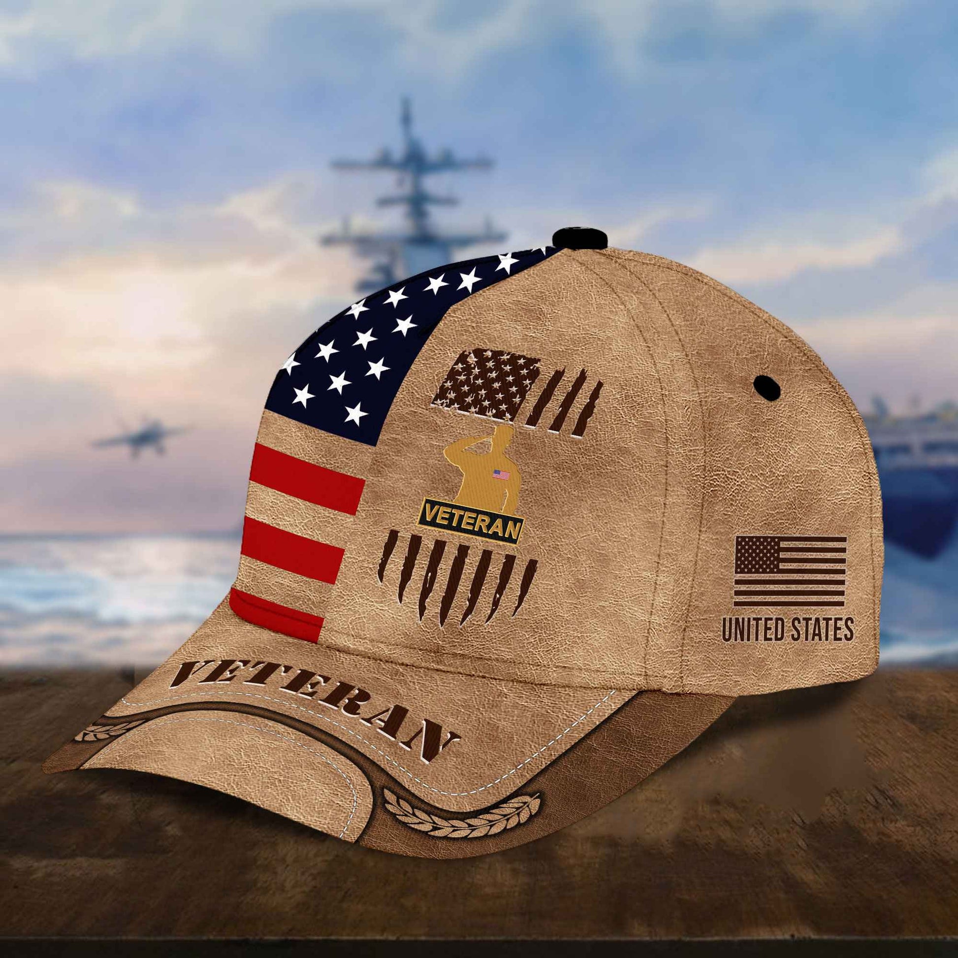 Premium US Veterans Cap, Gifts For Dad, Gifts For Husband, Gifts For Veterans Day APHN190812