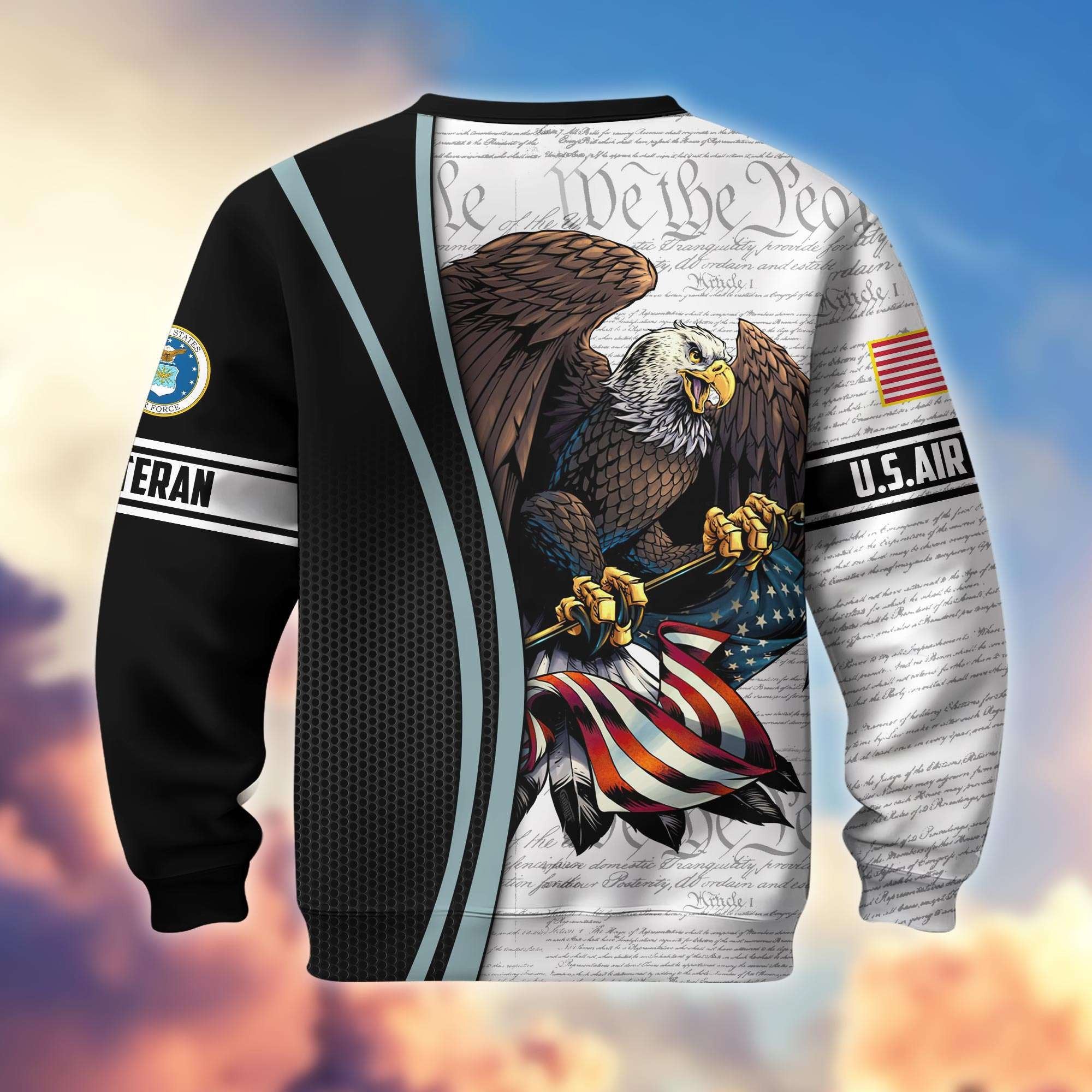 Premium US Veterans Sweatshirt APHN021212, Gifts For US Veterans