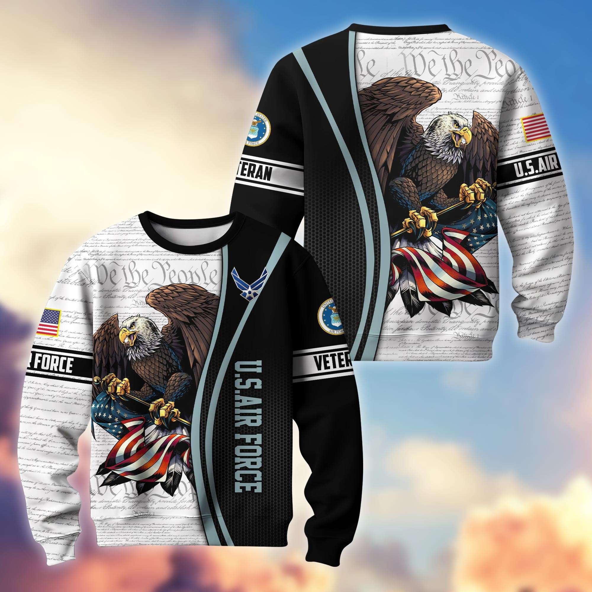 Premium US Veterans Sweatshirt APHN021212, Gifts For US Veterans