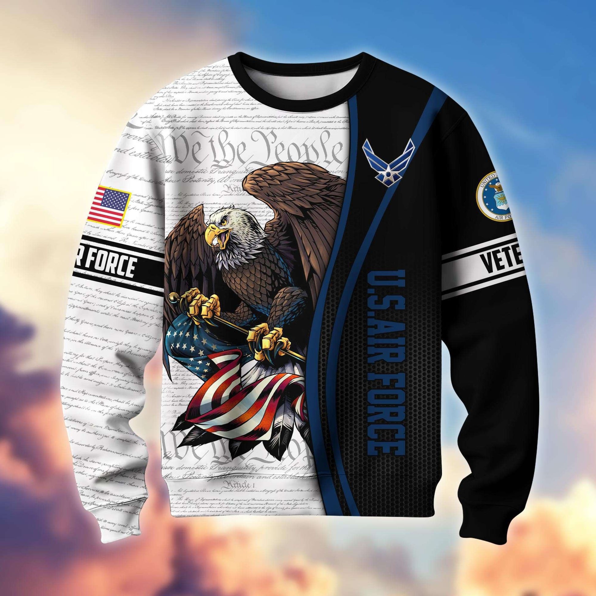Premium US Veterans Sweatshirt APHN021212, Gifts For US Veterans