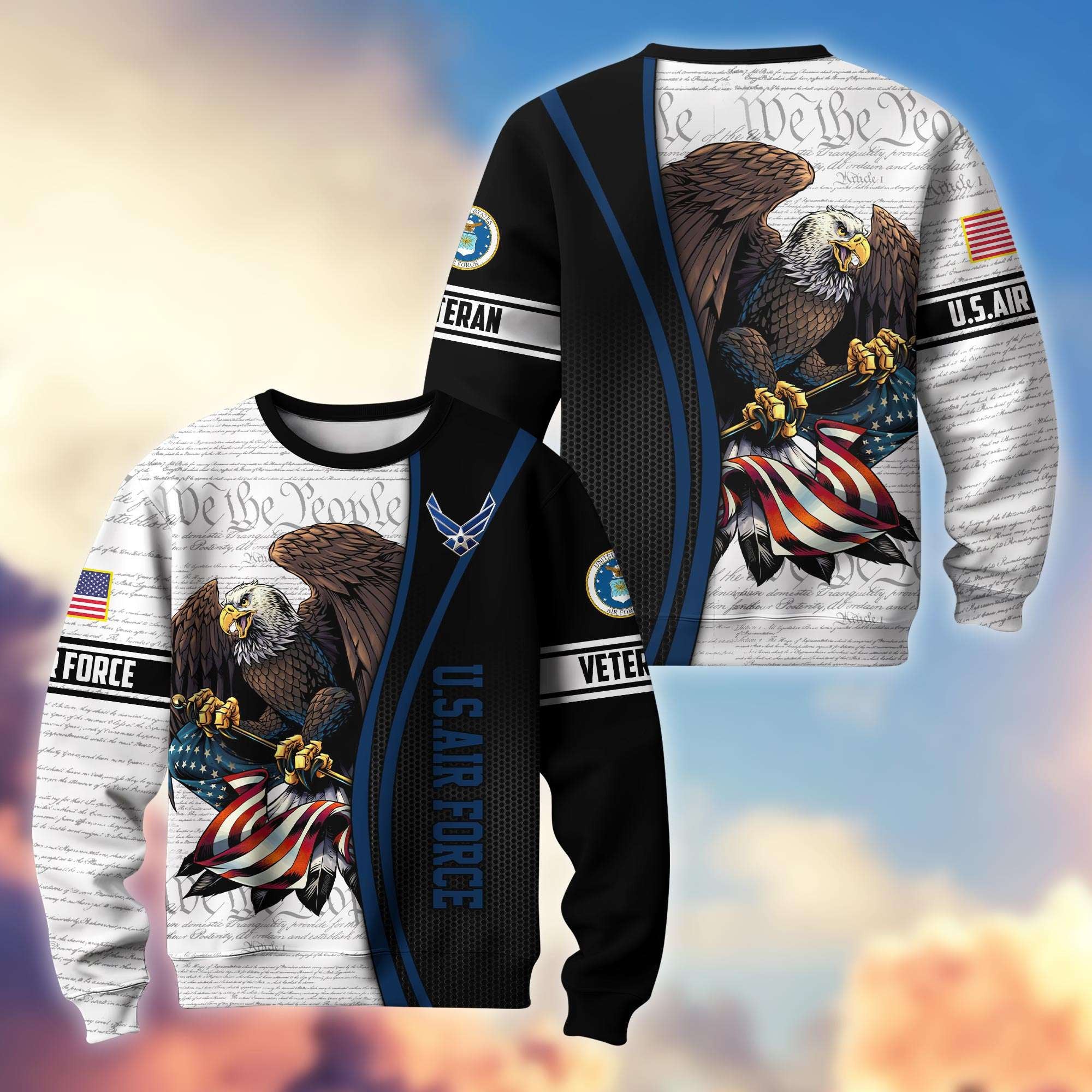 Premium US Veterans Sweatshirt APHN021212, Gifts For US Veterans