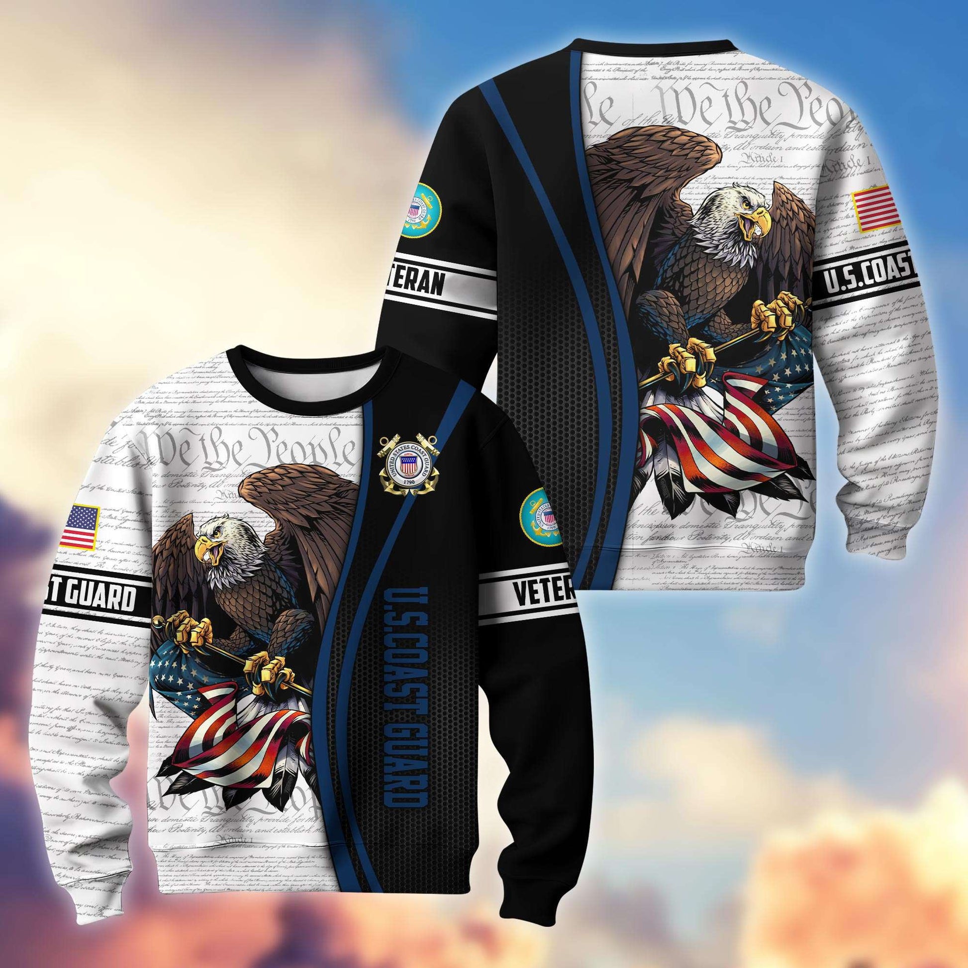 Premium US Veterans Sweatshirt APHN021212, Gifts For US Veterans