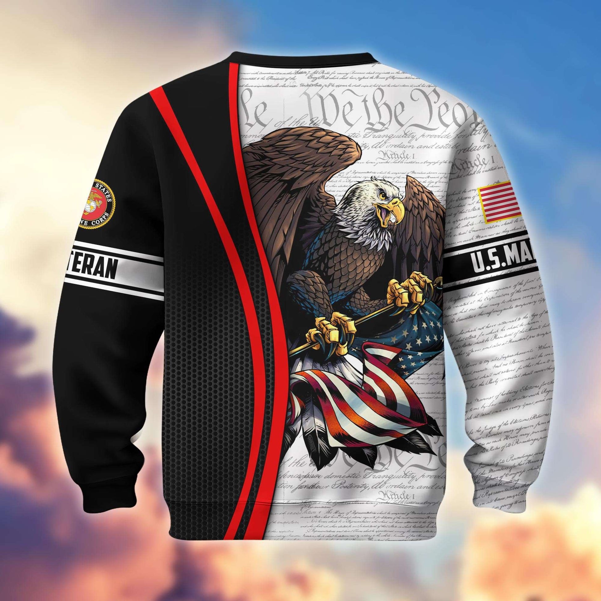 Premium US Veterans Sweatshirt APHN021212, Gifts For US Veterans