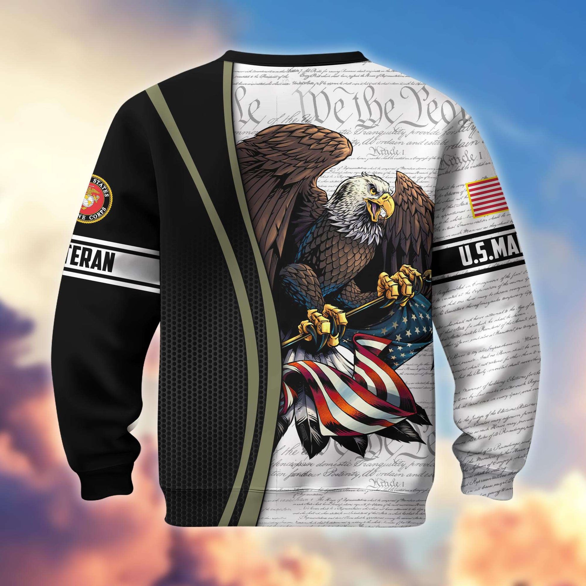 Premium US Veterans Sweatshirt APHN021212, Gifts For US Veterans