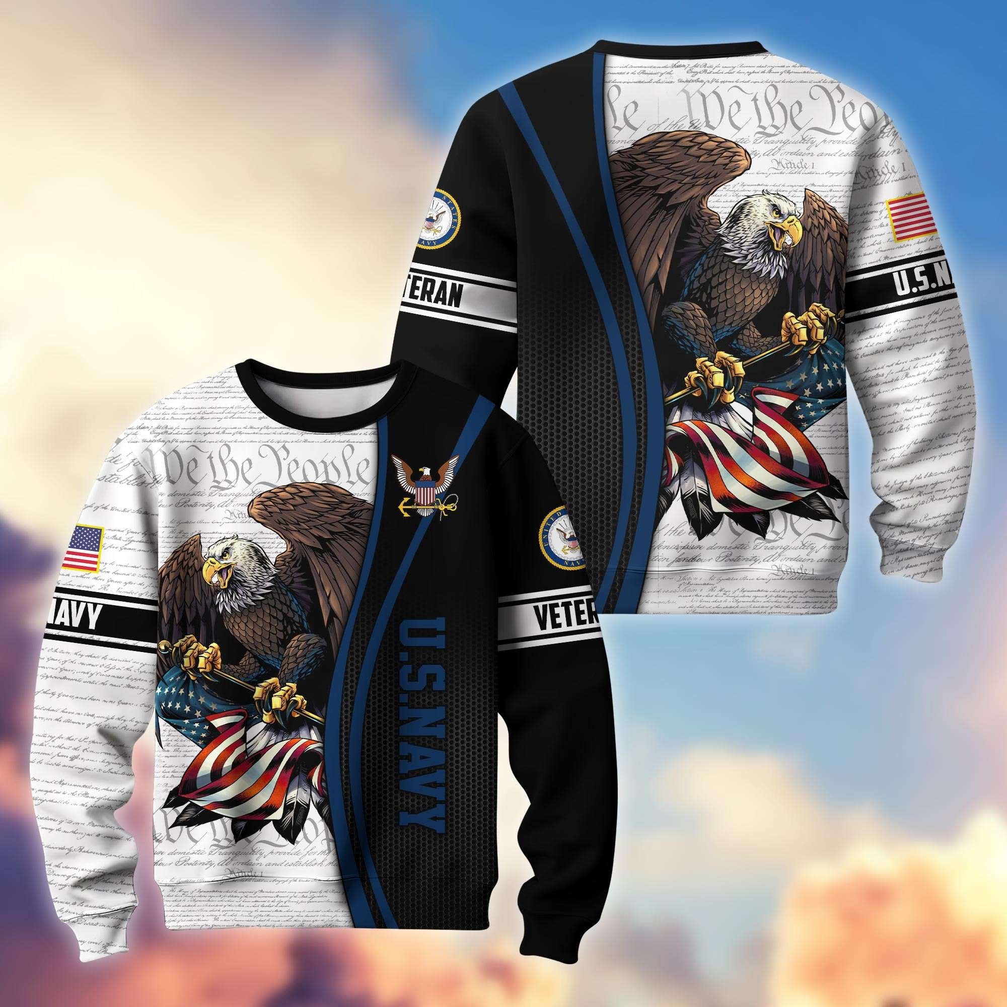 Premium US Veterans Sweatshirt APHN021212, Gifts For US Veterans